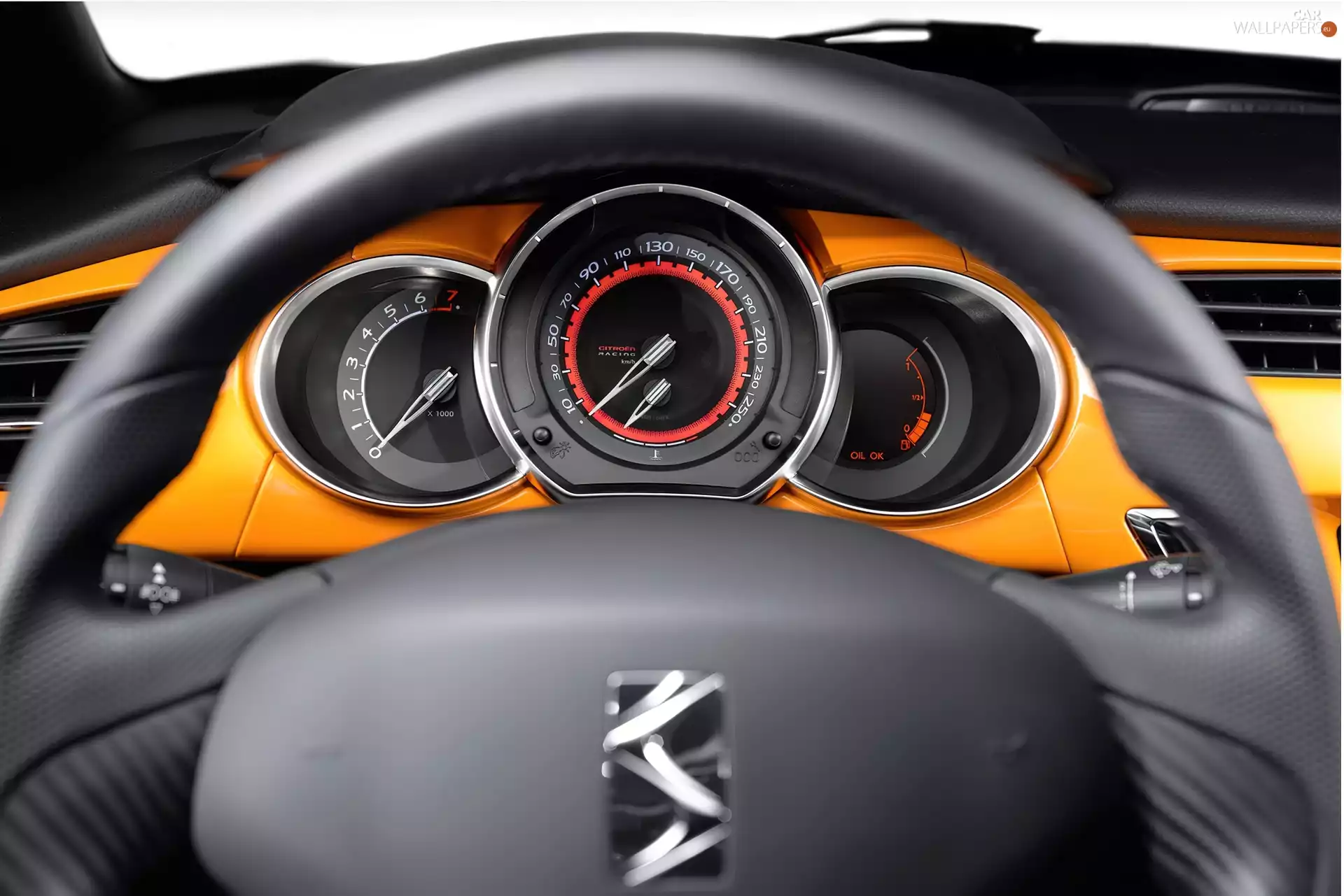 Citroen DS3, clocks