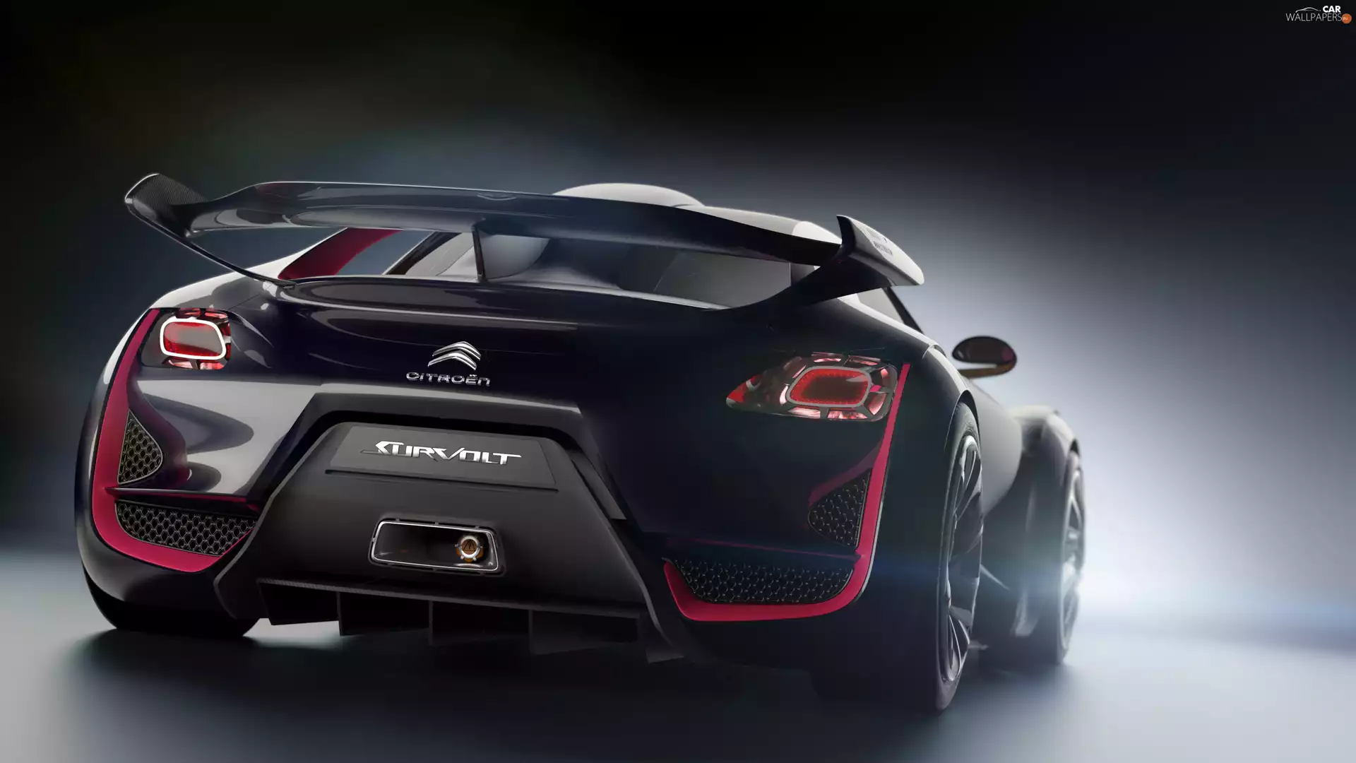 Citroen Survolt, spoiler