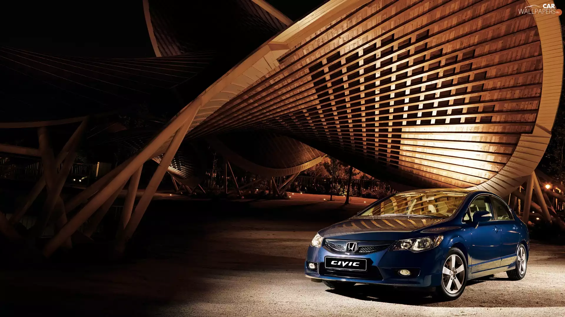 roofing, Blue, Honda Civic