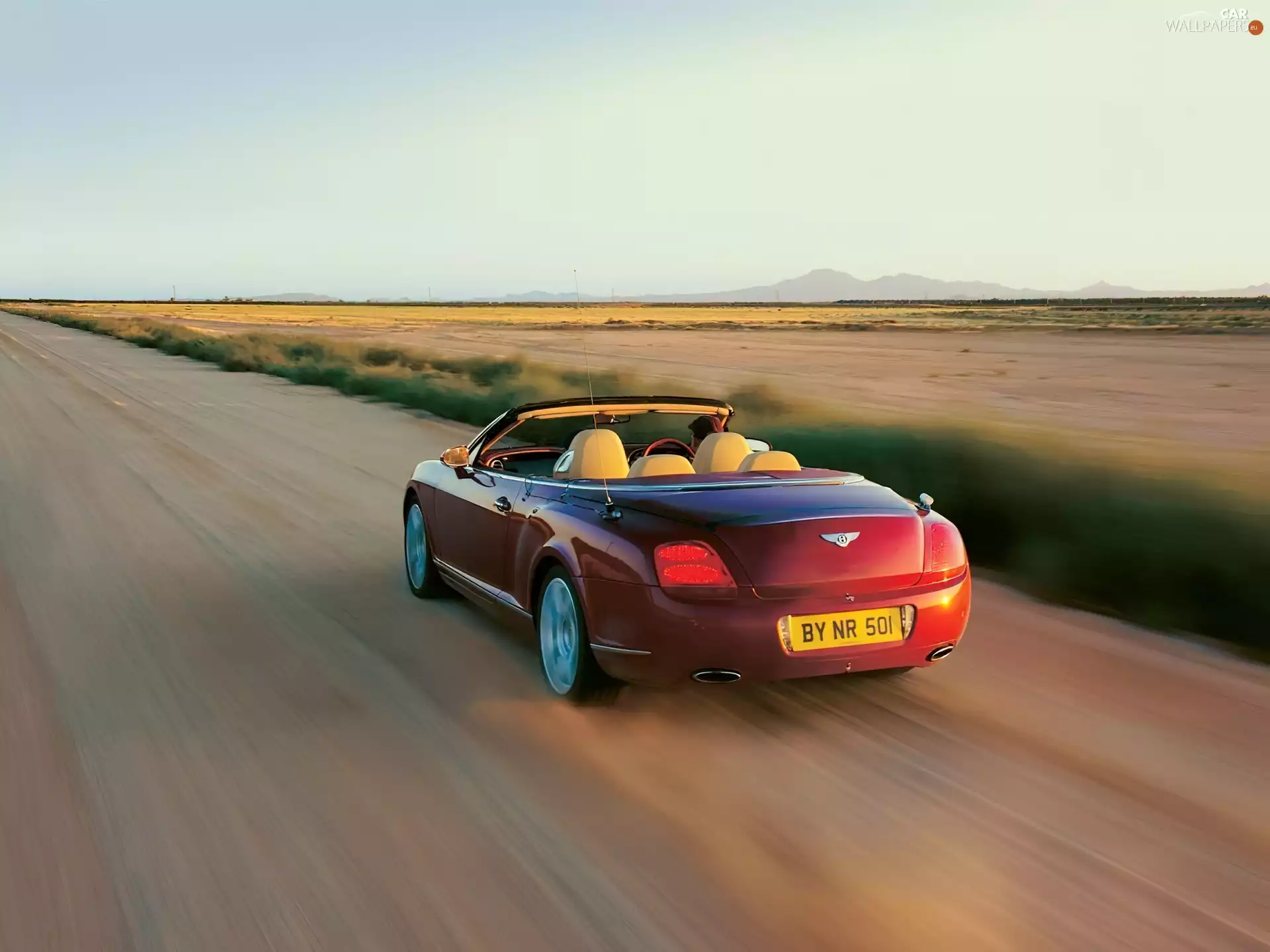 road, claret, Bentley Continental GTC