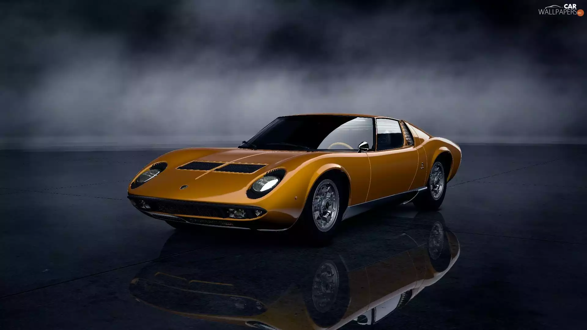 classic, Lamborghini, Miura