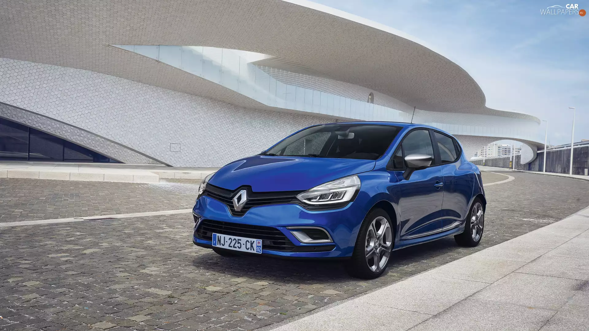 2017, blue, Renault Clio GT Line