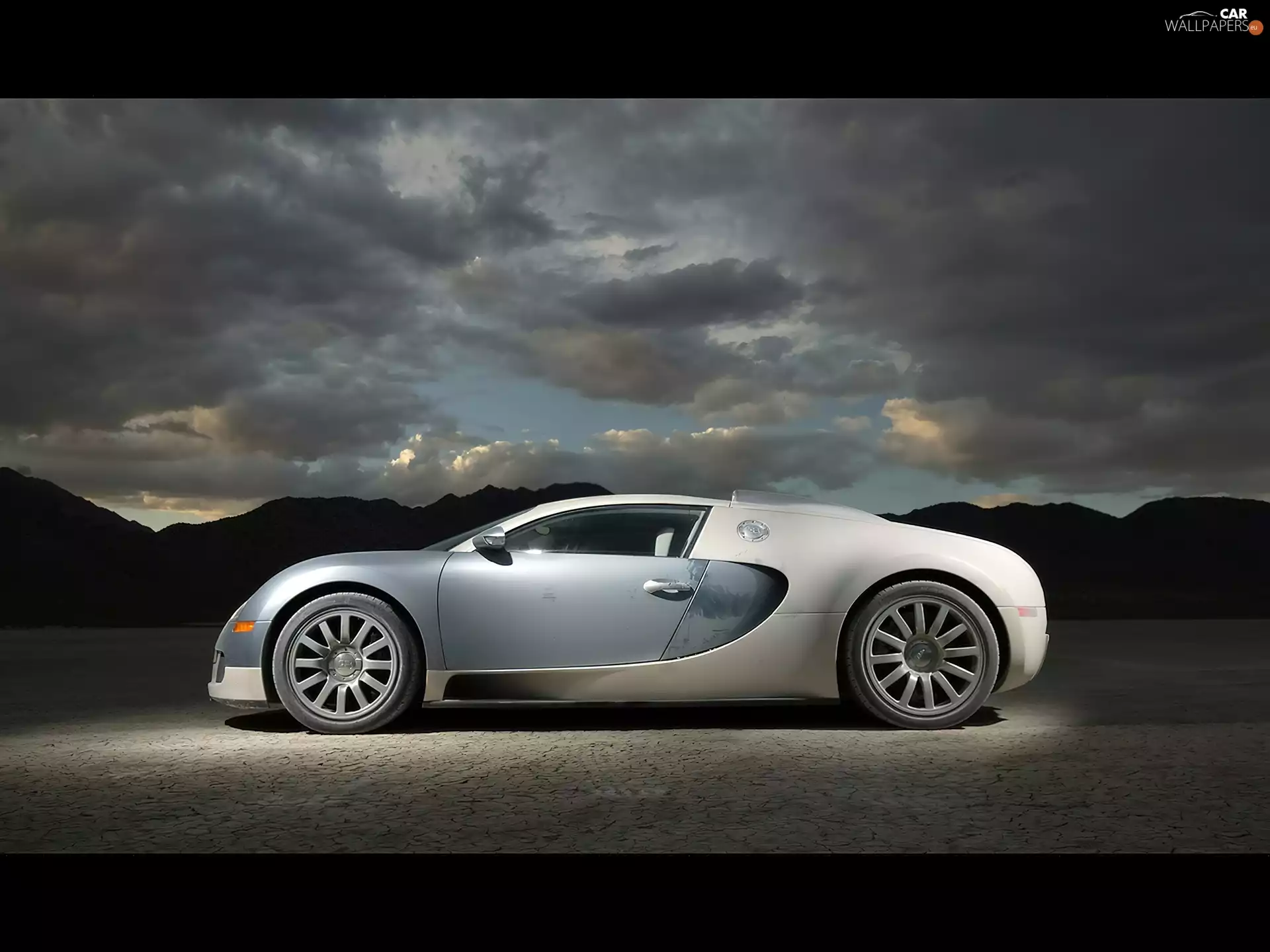 clouds, Silver, Bugatti