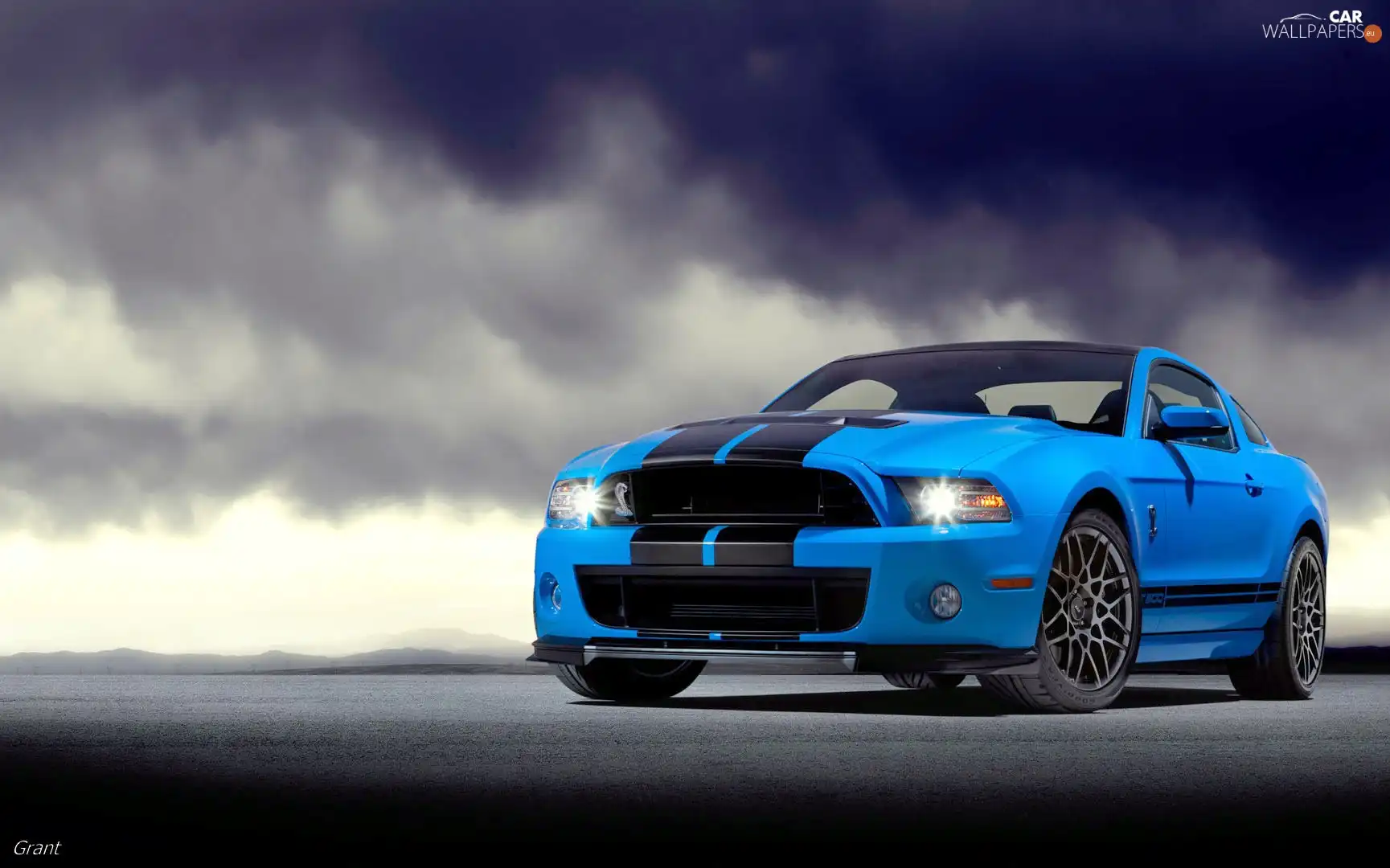 Ford Mustang, GT-R500, clouds, Shelby