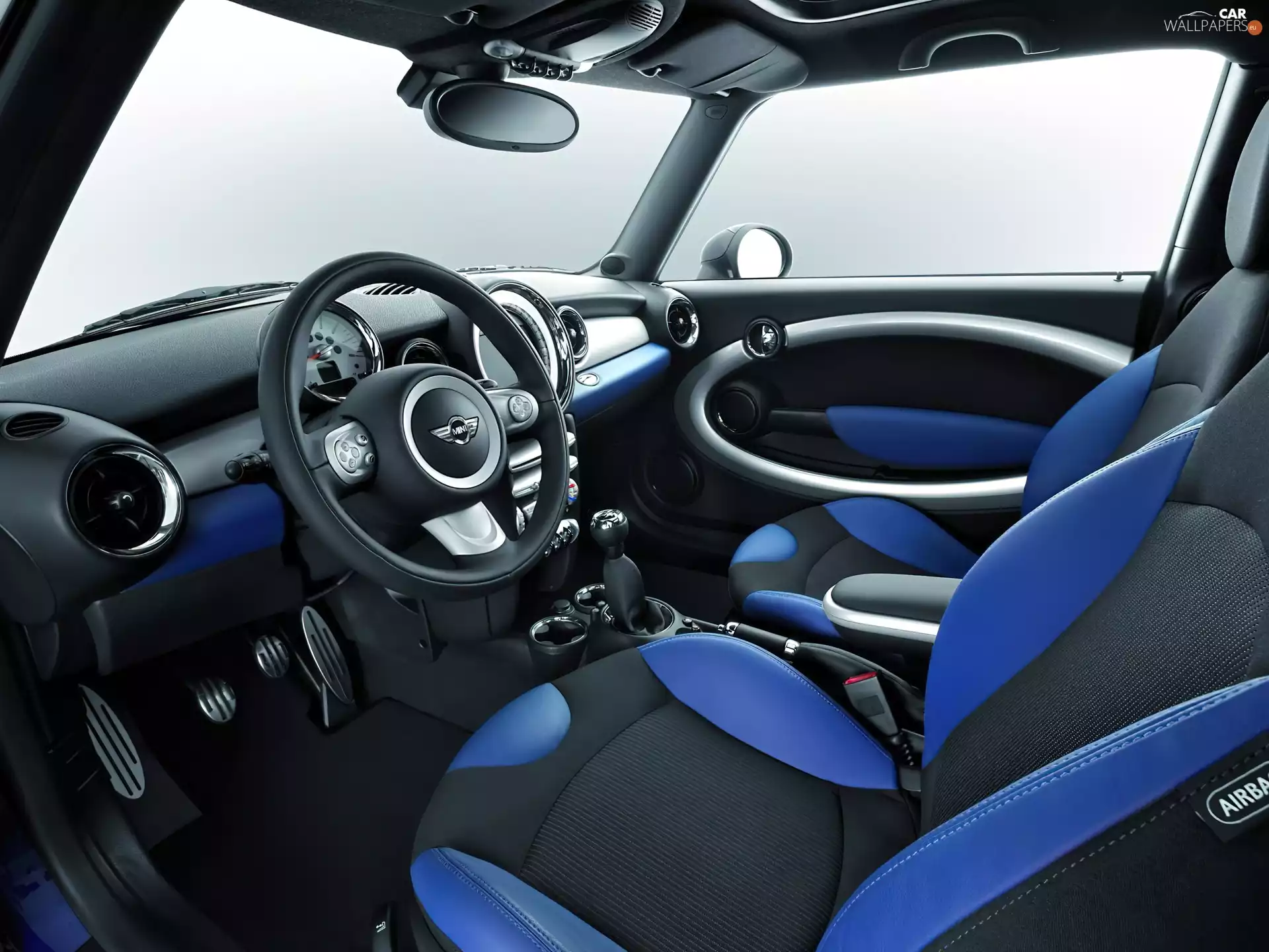 Mini Clubman, Extras, inside, Blue