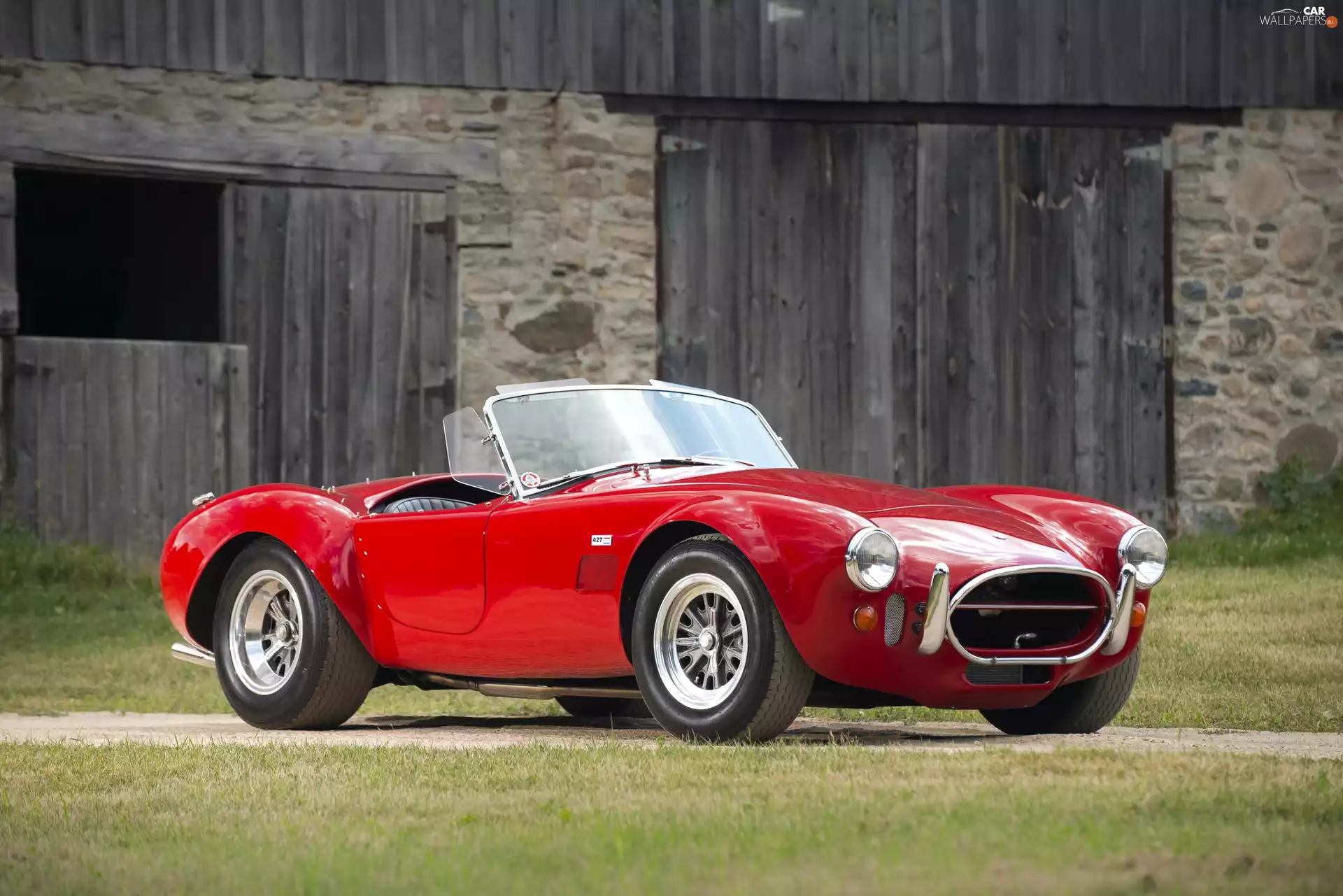 Red, Ford Shelby Cobra 427, 1965, antique