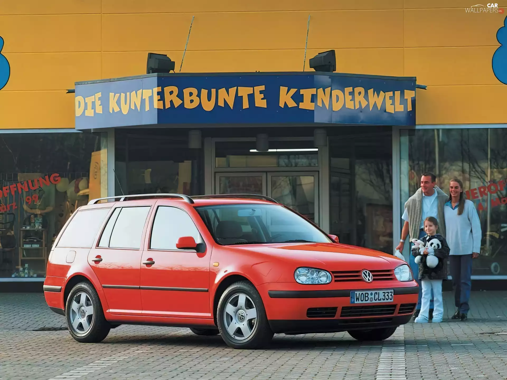 Red, Golf 4, Combi