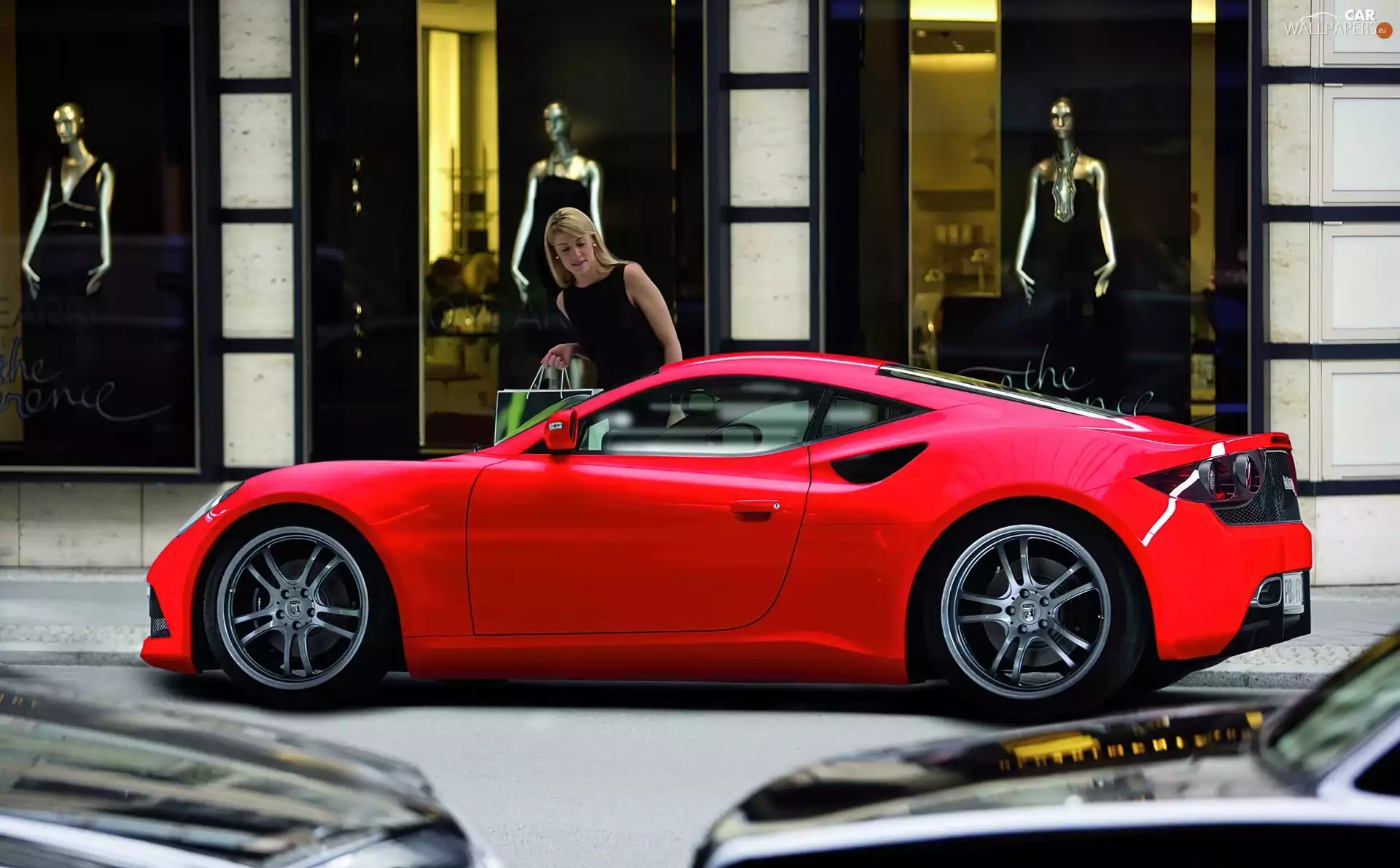 red hot, Women, commercial, Artega GT