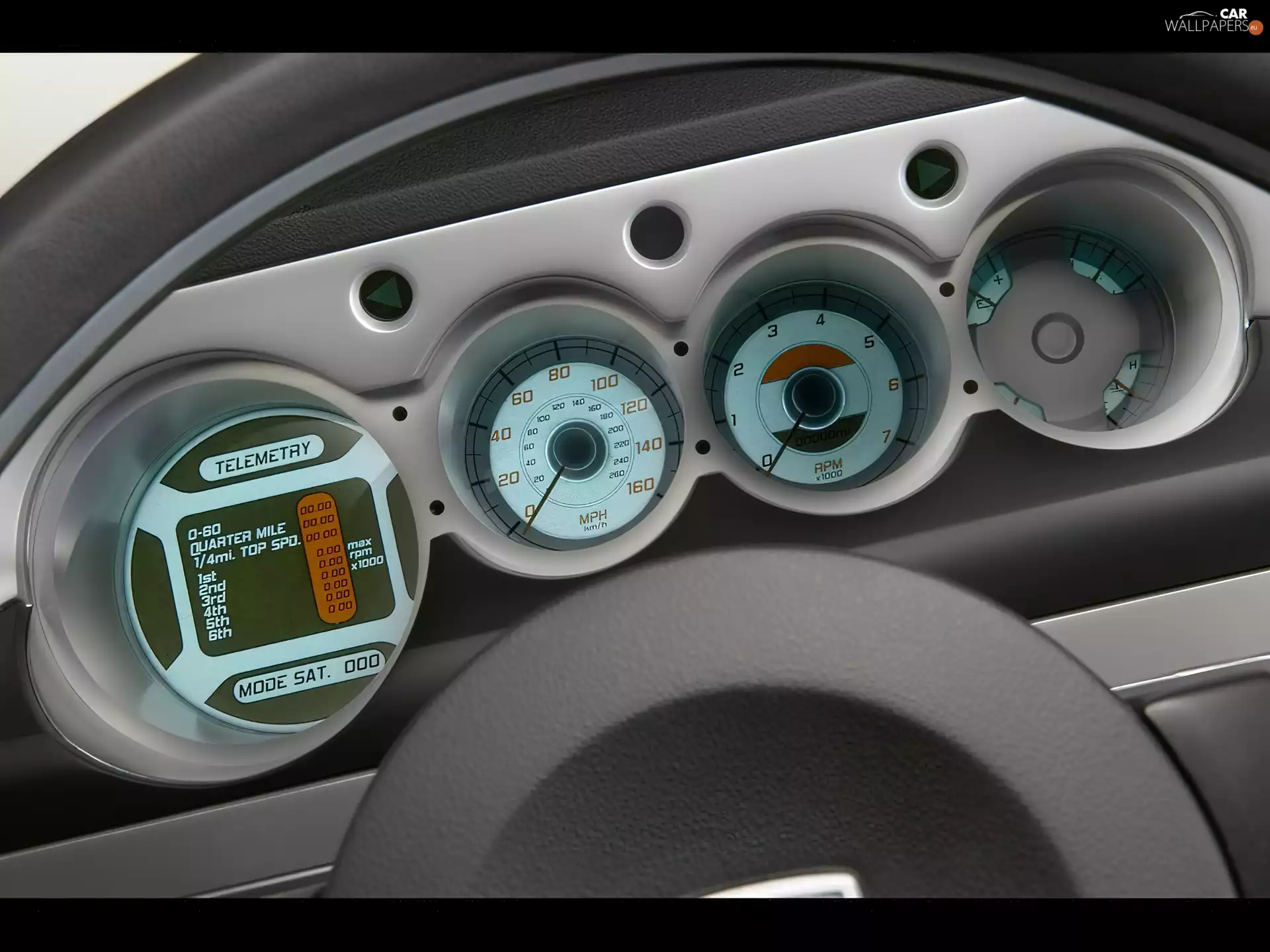clocks, Dodge Challenger, Concept