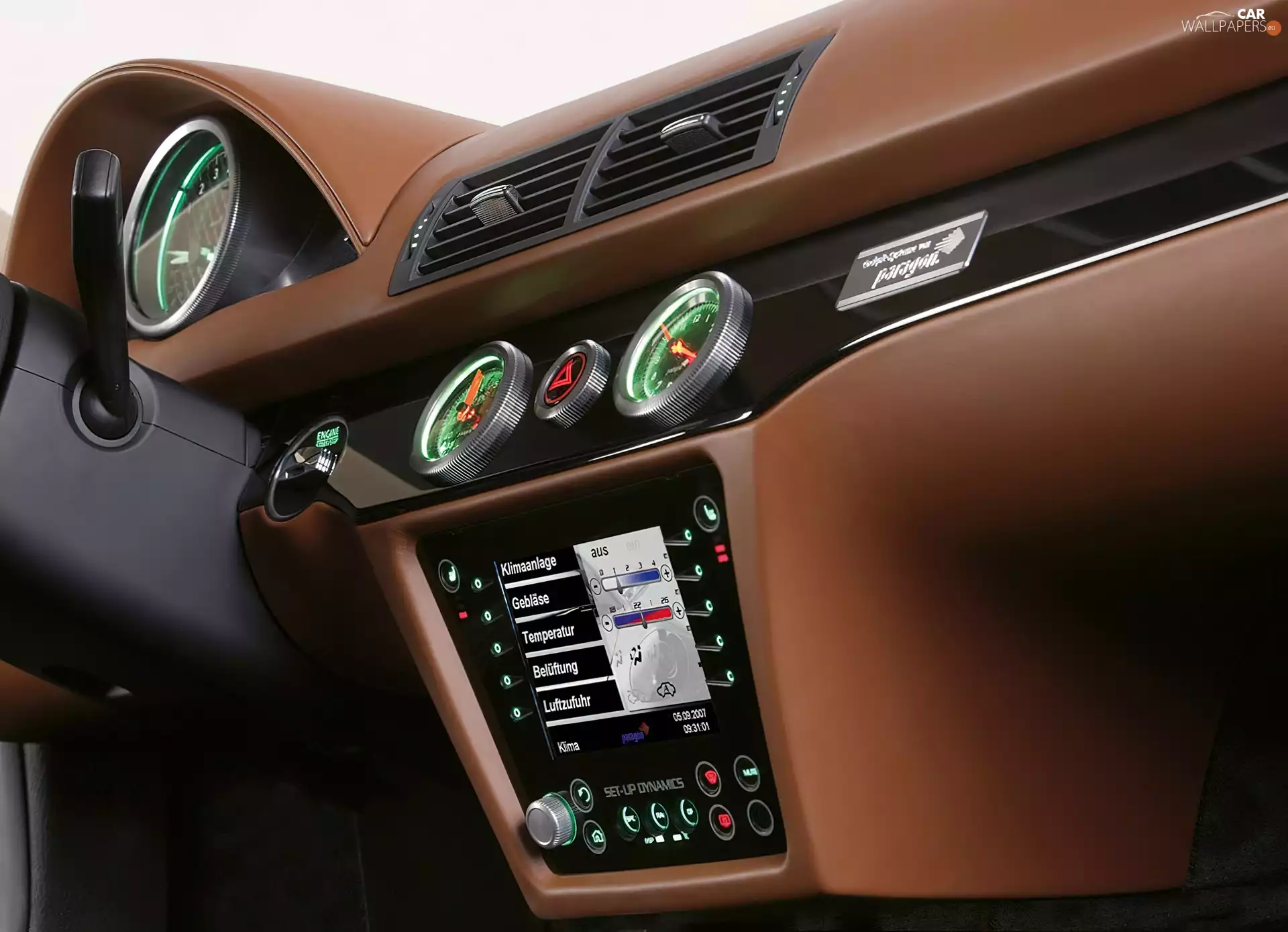 interior, Panel, air conditioning, Artega GT