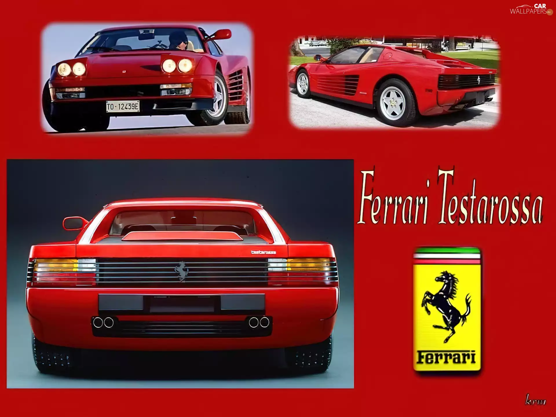 Photo, Ferrari Testarossa, conglomerate