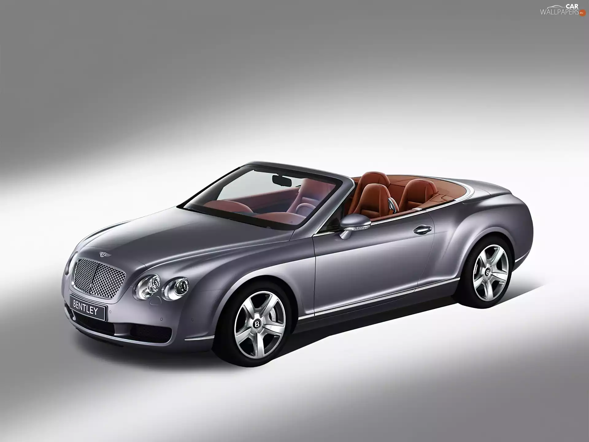 Cabrio, silver, Bentley Continental