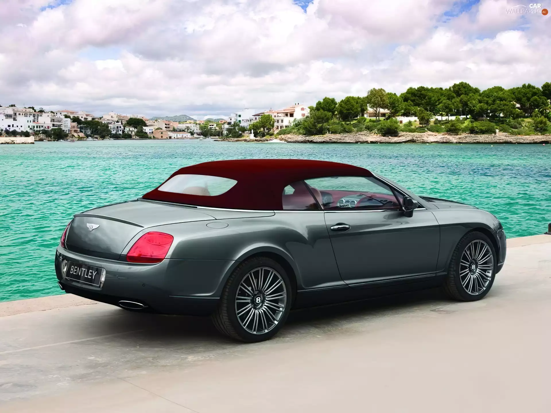 the roof, Bentley Continental GTC, canvas