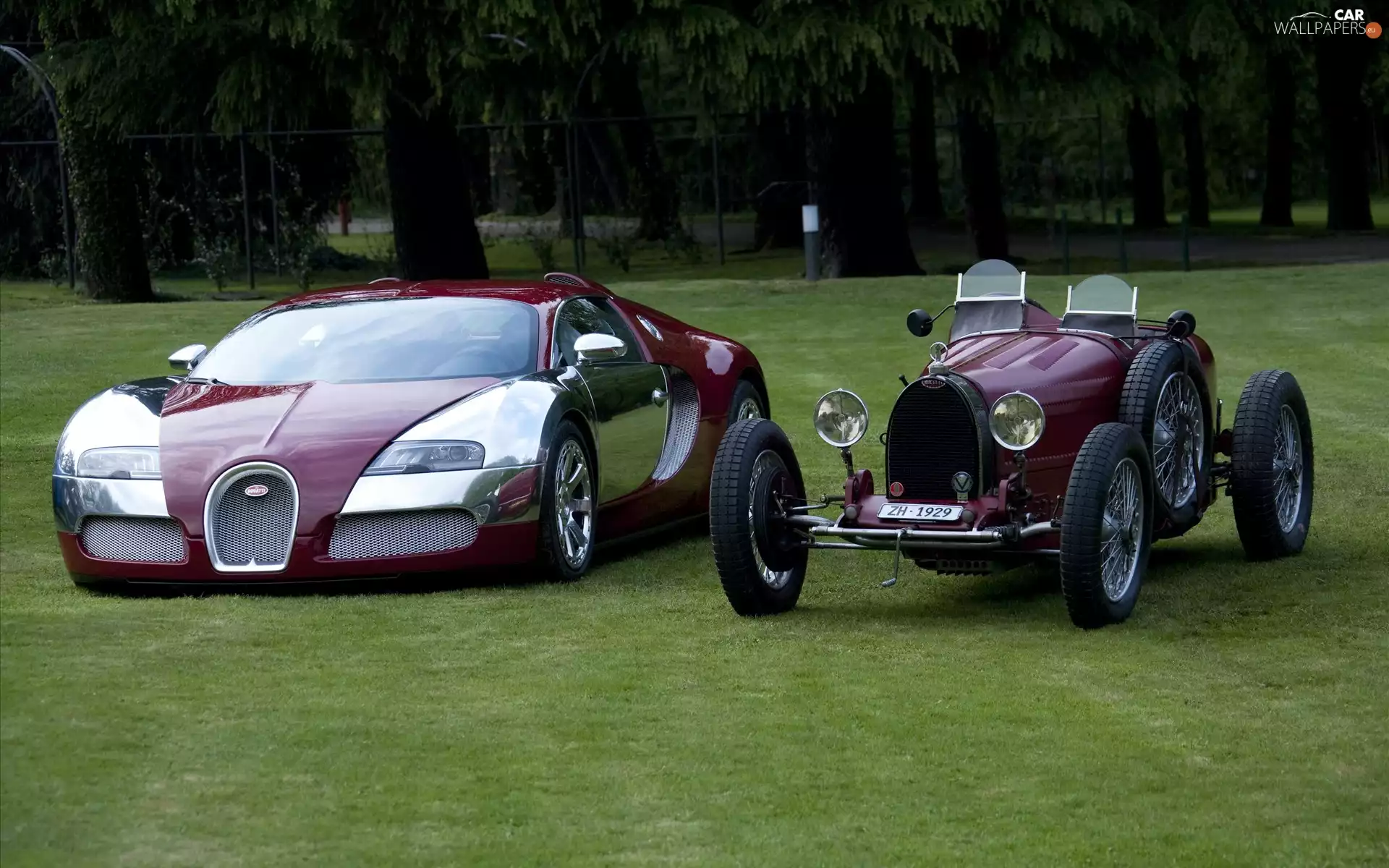 contrast, cars, Bugatti