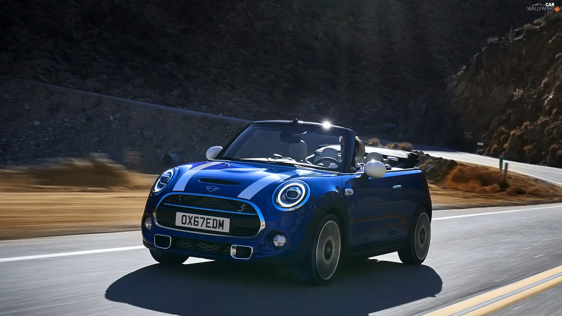 2019, blue, Mini Cooper S Convertible
