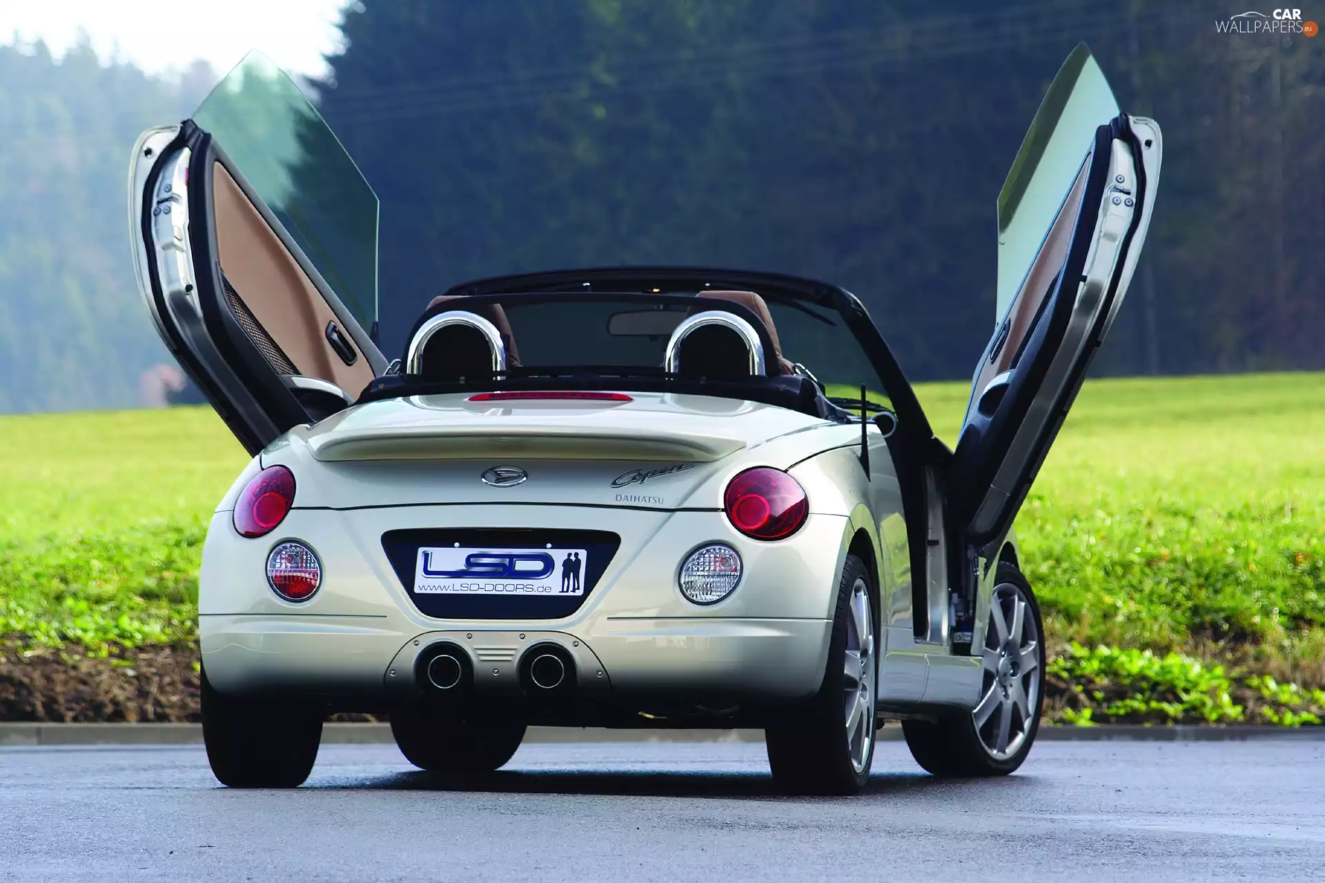 spoiler, Back, Daihatsu Copen