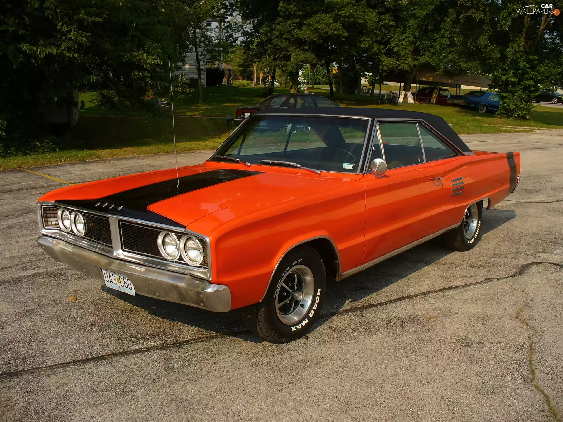 america, Orange, Dodge Coronet