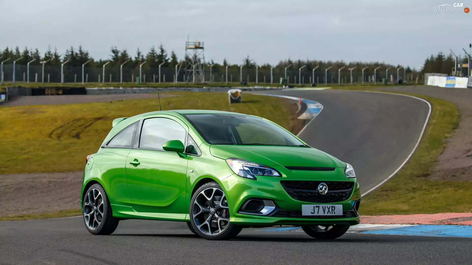 2015, Green, Opel Corsa Vauxhall VXR