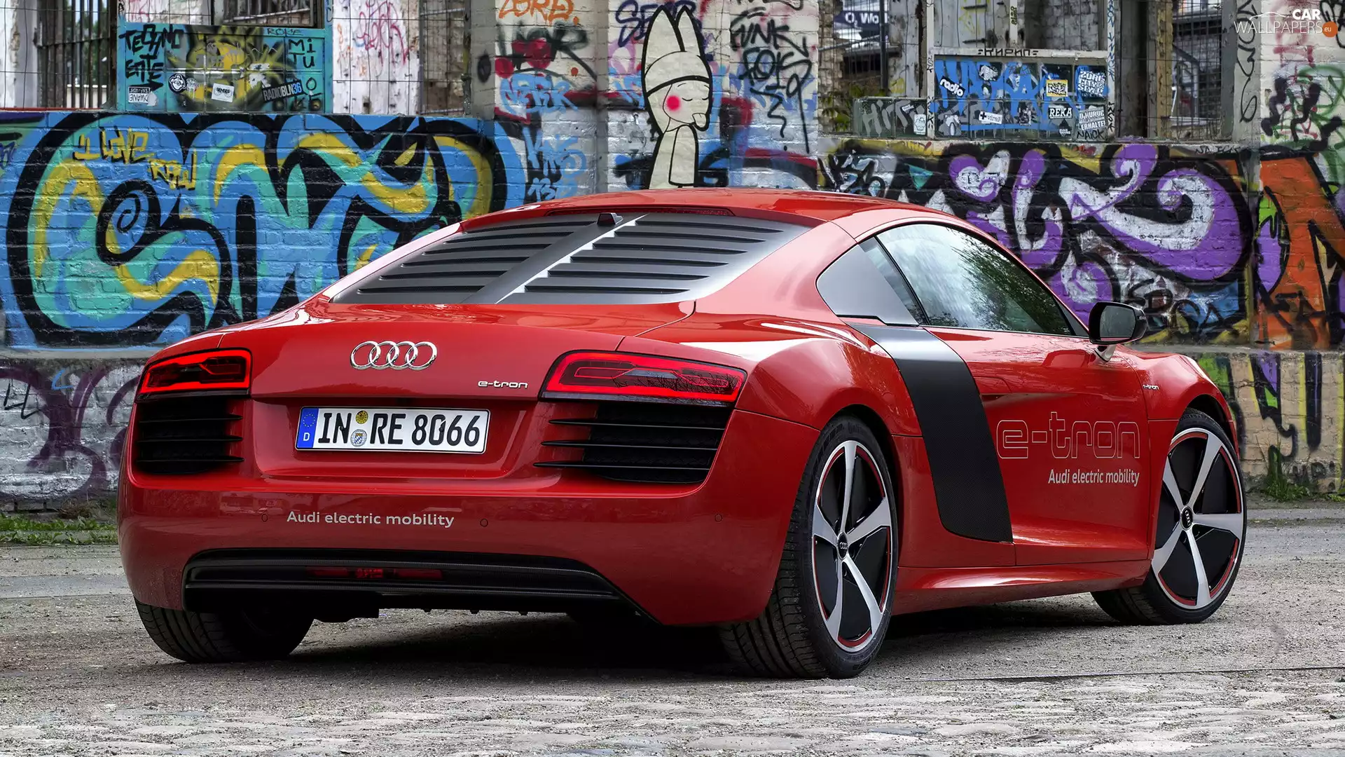 Back, Audi R8, coupe