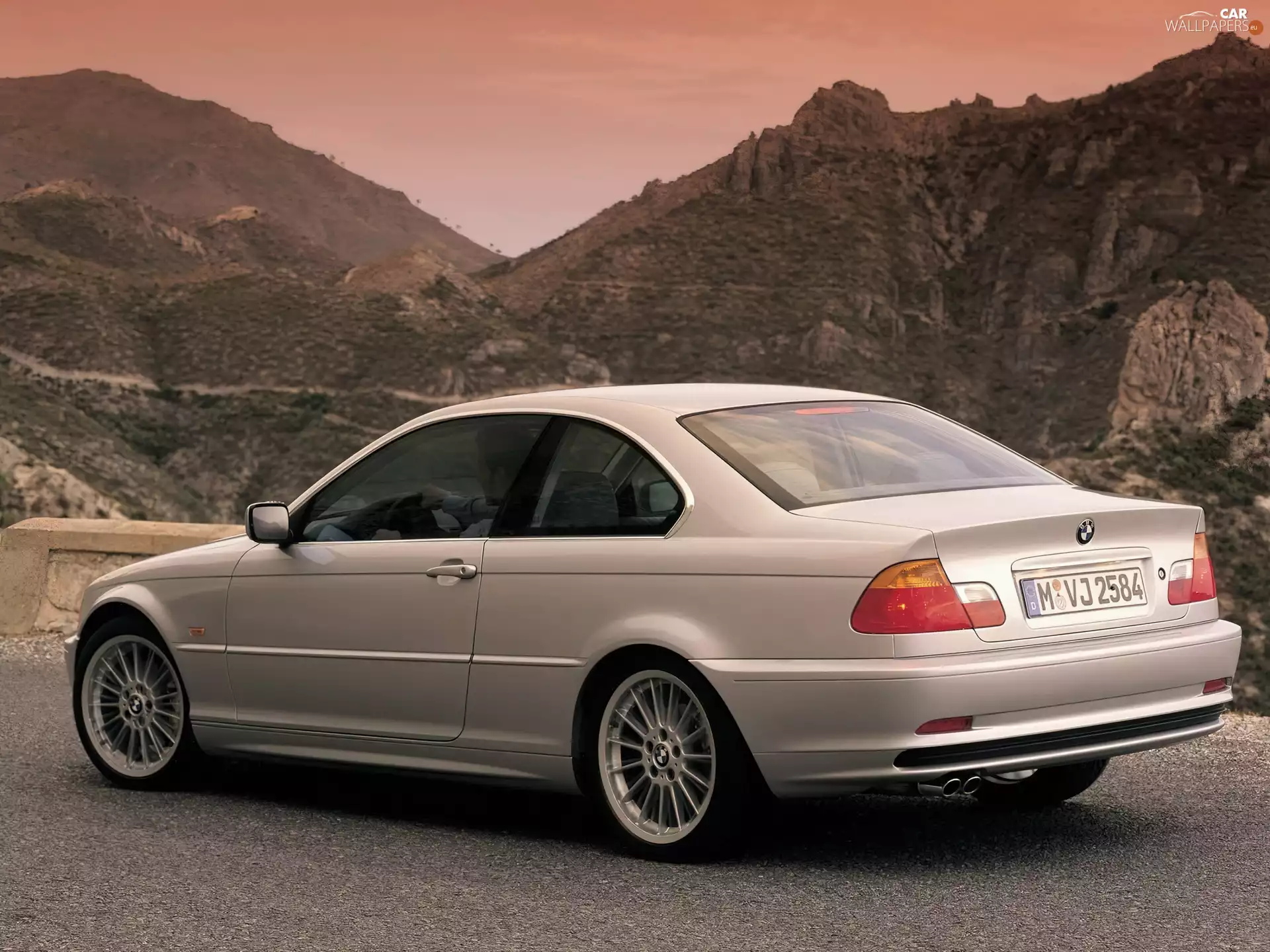 Mountains, BMW 3, coupe