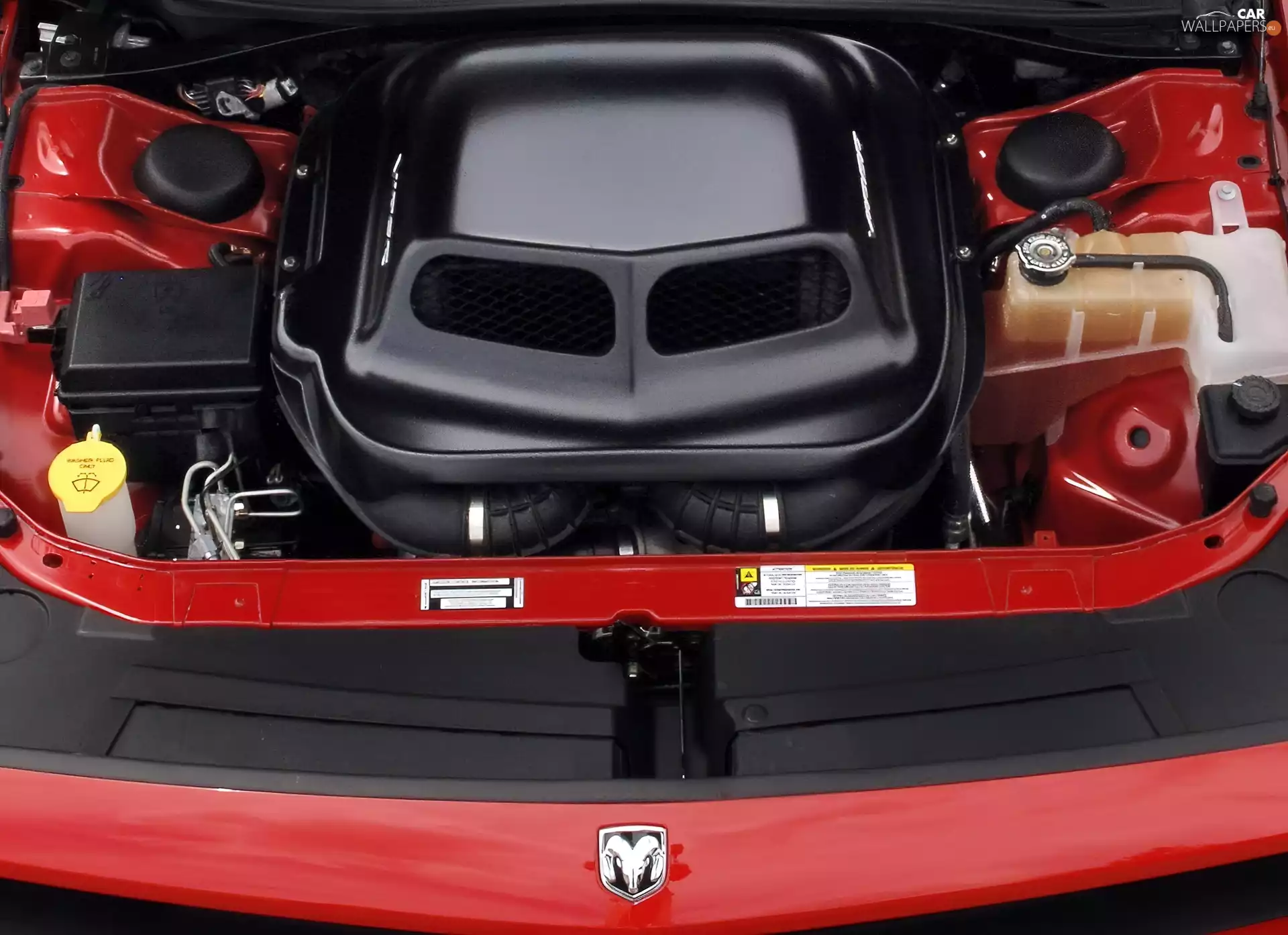 Engine, Dodge Challenger, cover