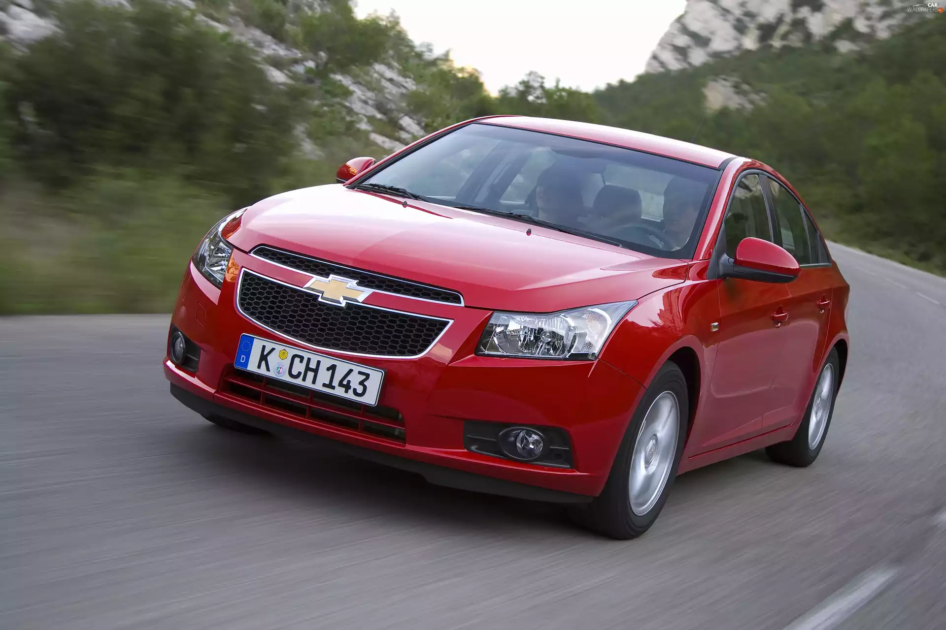 Way, Red, Chevrolet Cruze
