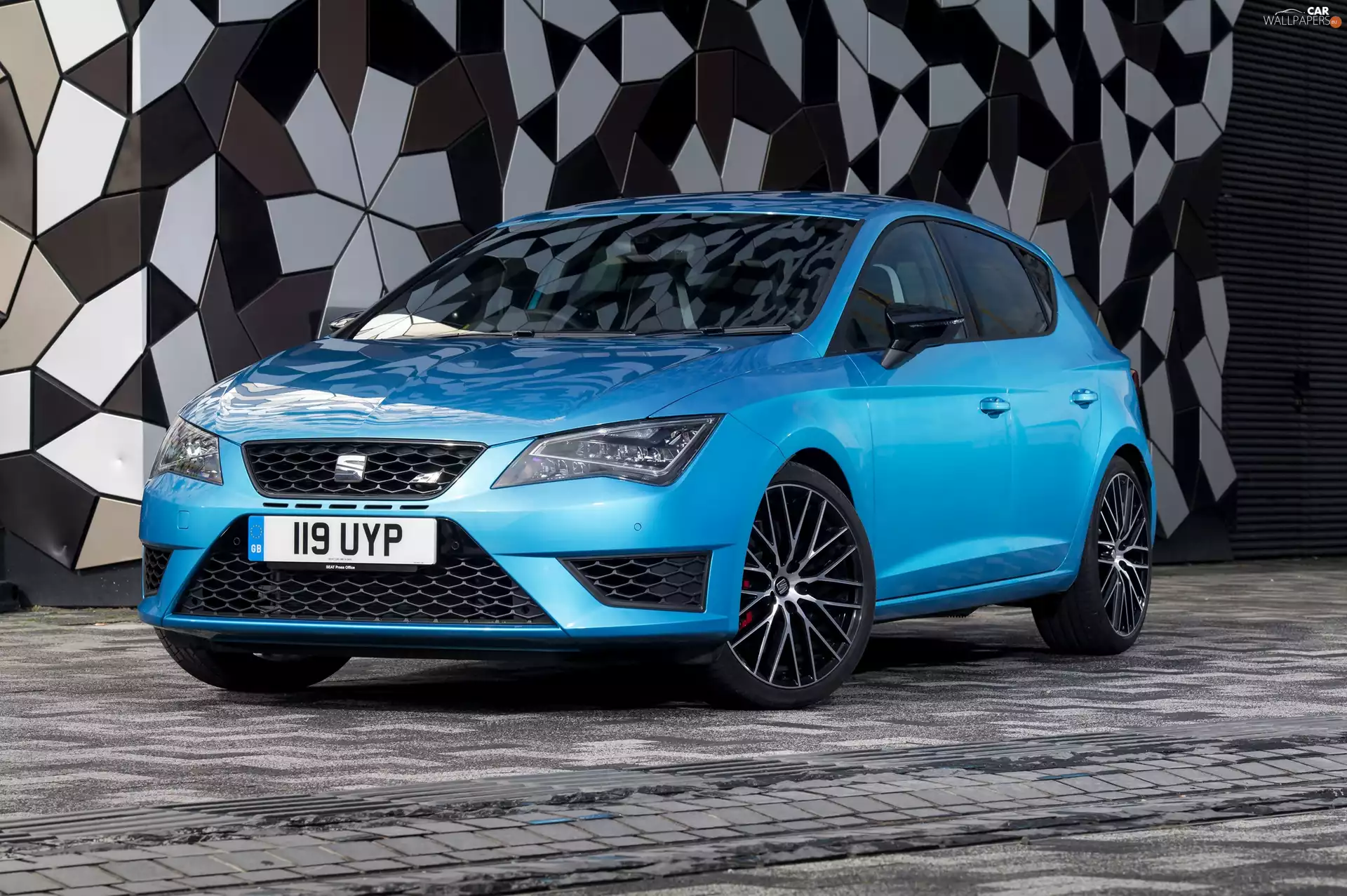 blue, Seat Leon Cupra