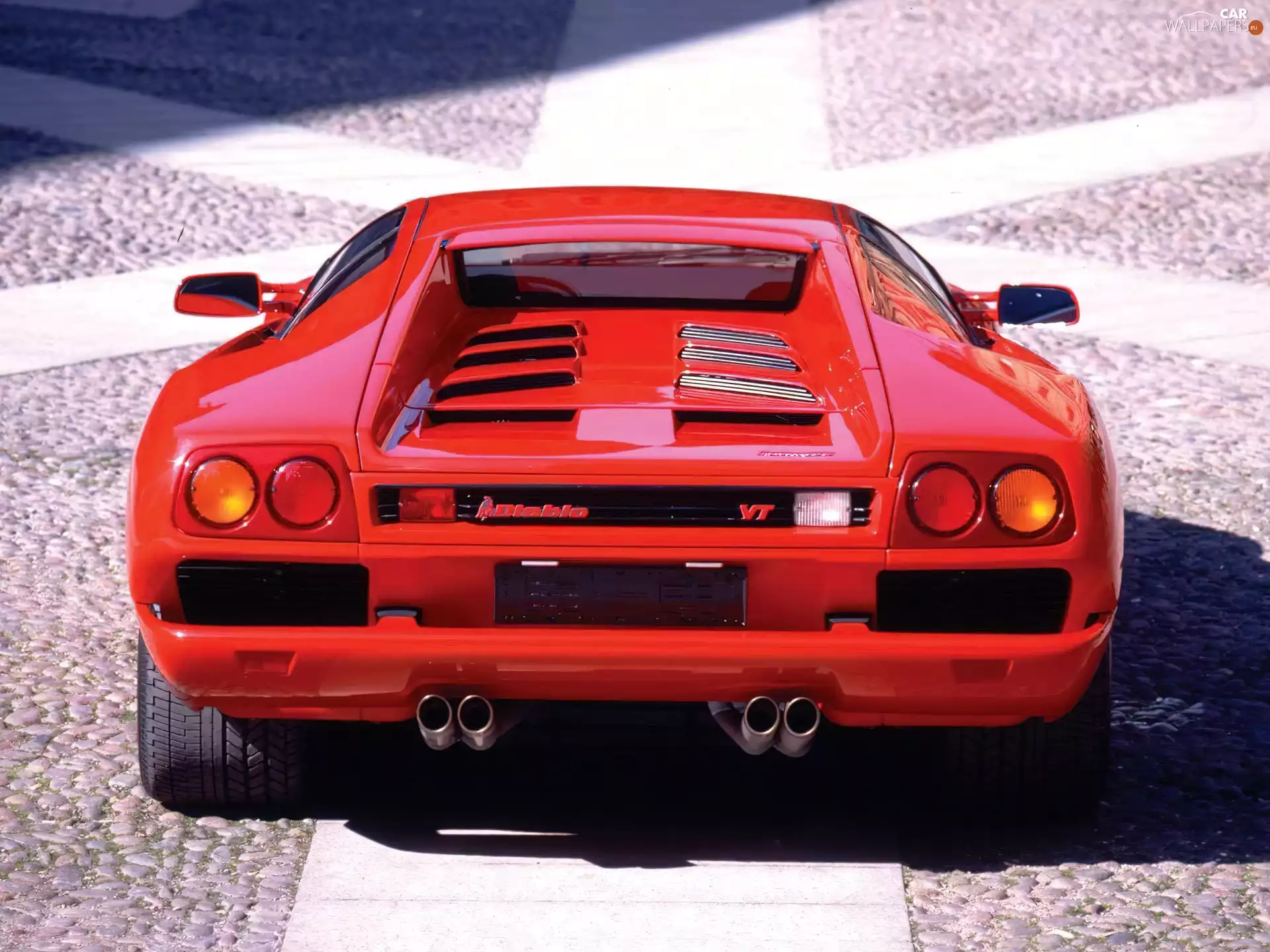 Lamborghini Diablo, system, exhaust, VT