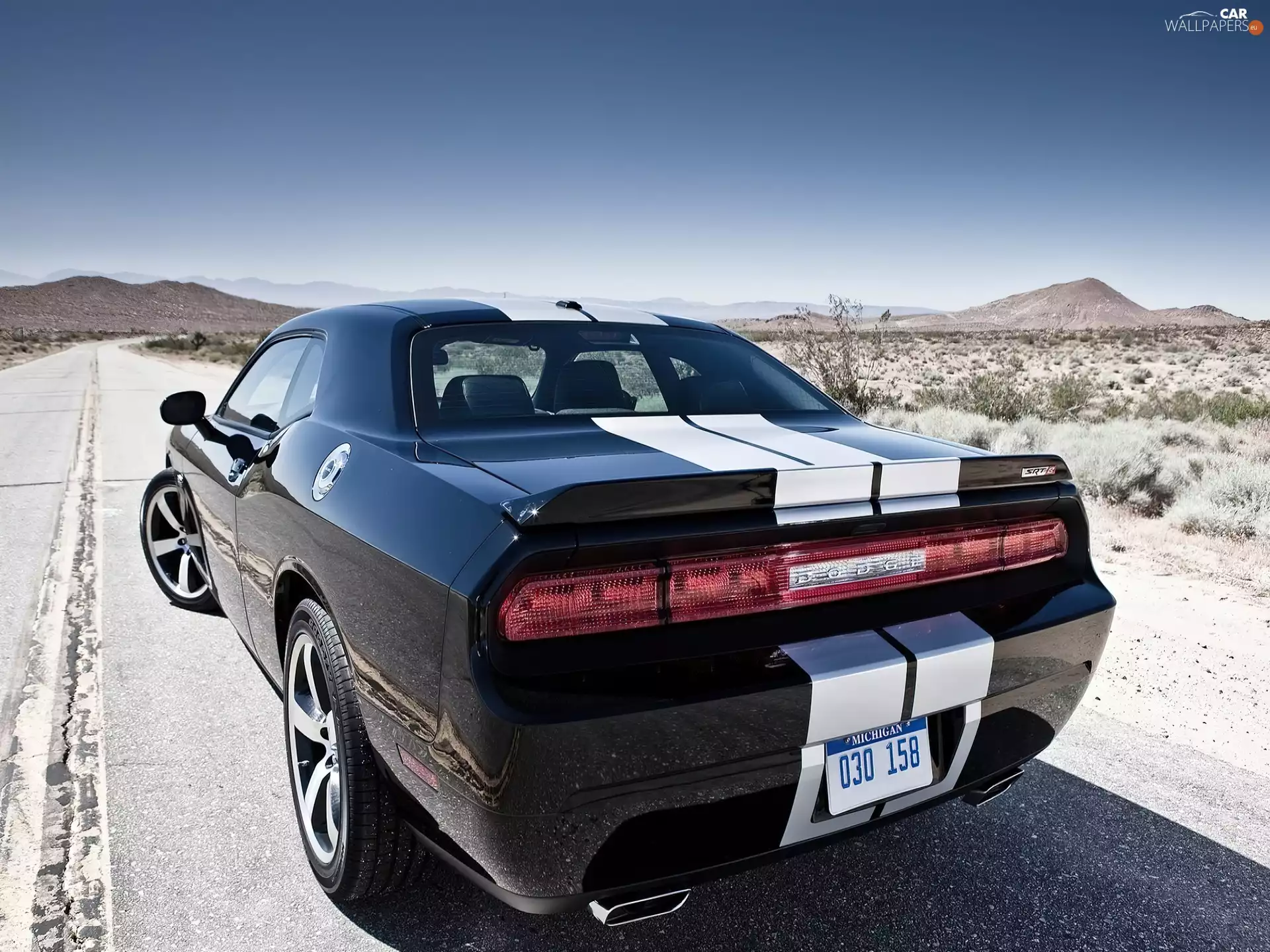 Back, Dodge Challenger STR8, Lamps