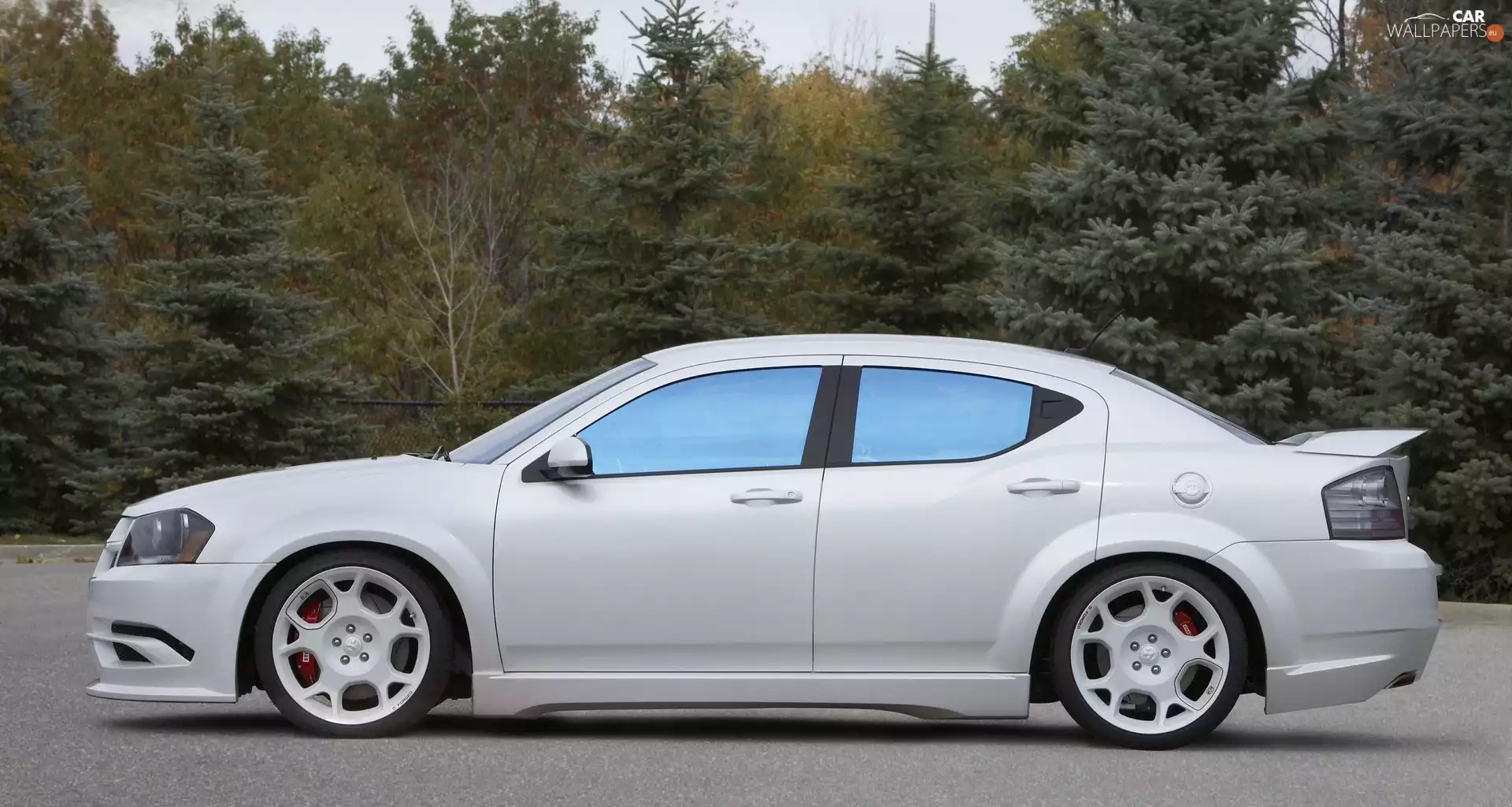 Mirror, windows, side, Dodge Avenger, Left