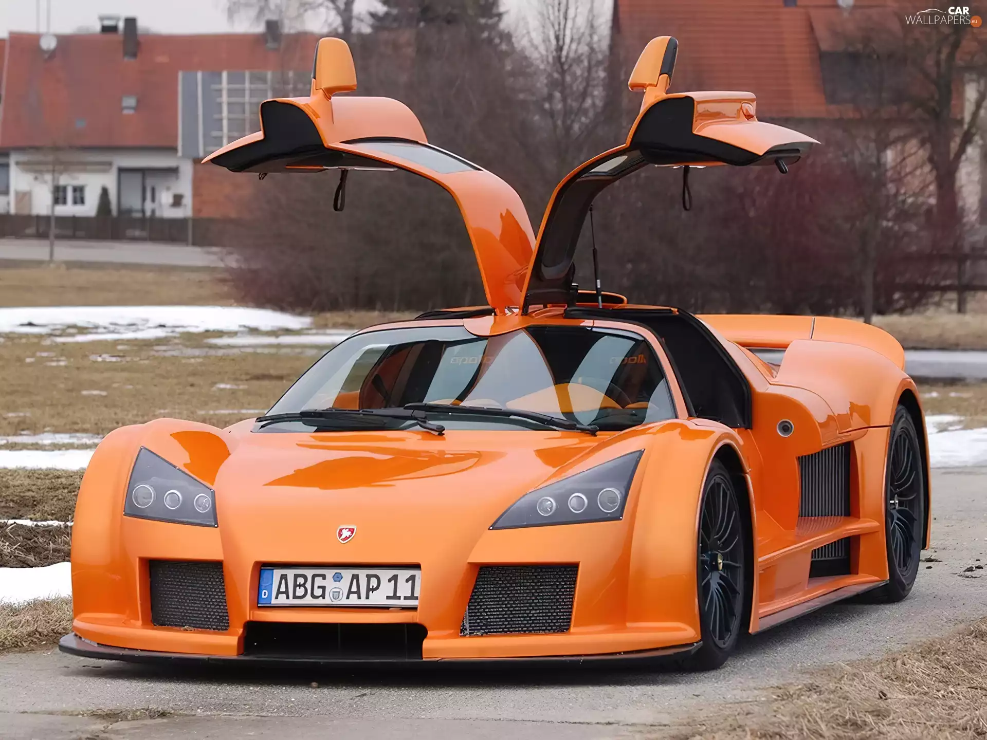 Orange, The hinged, Doors, Gumpert Apollo
