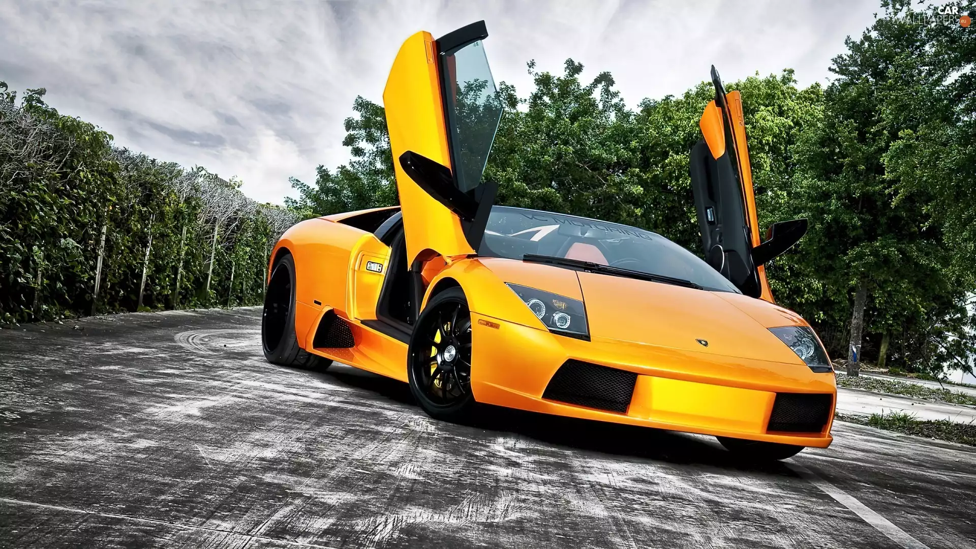 Doors, Yellow, Lamborghini
