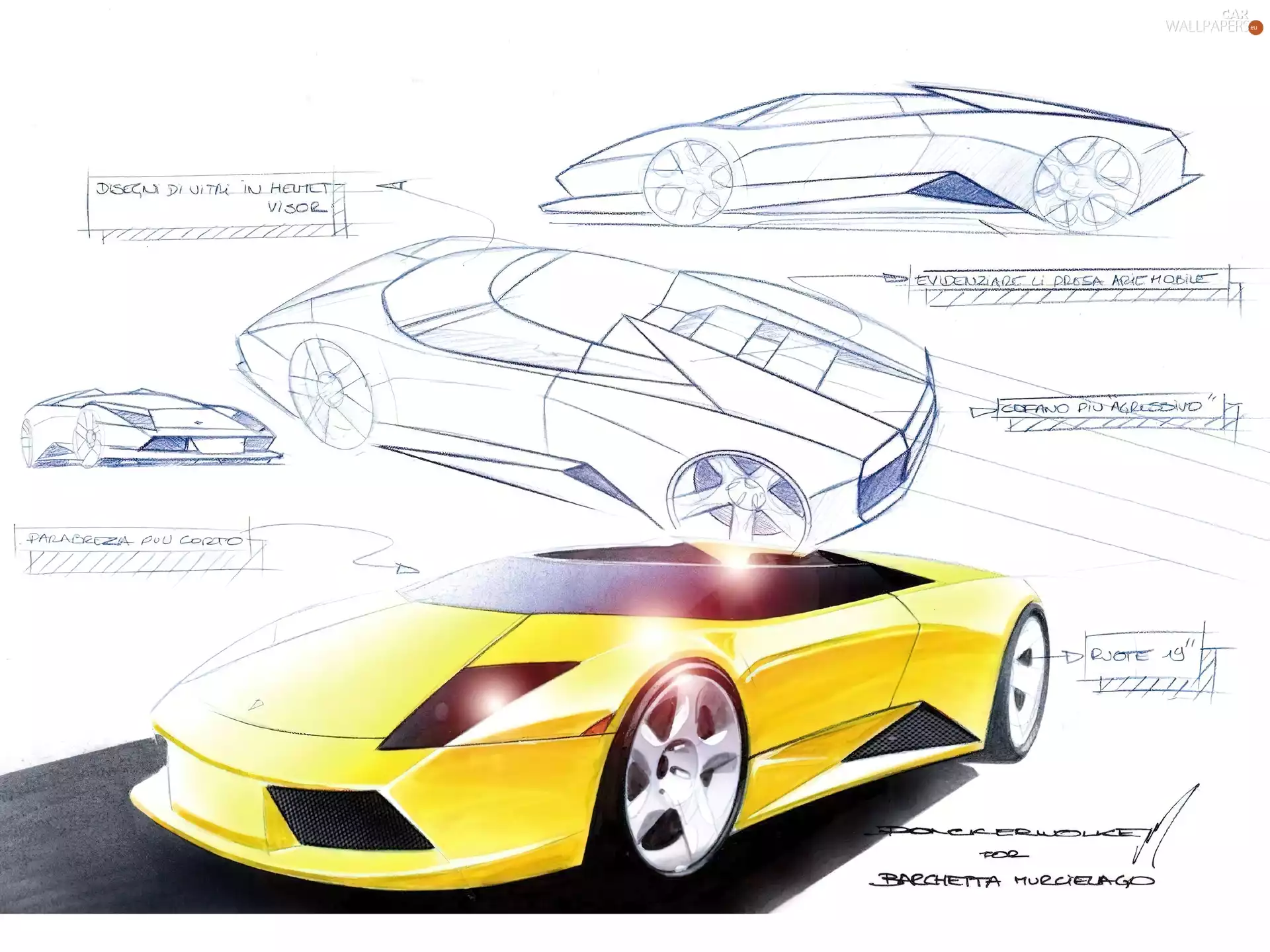 Project, Lamborghini Murcielago, Draft