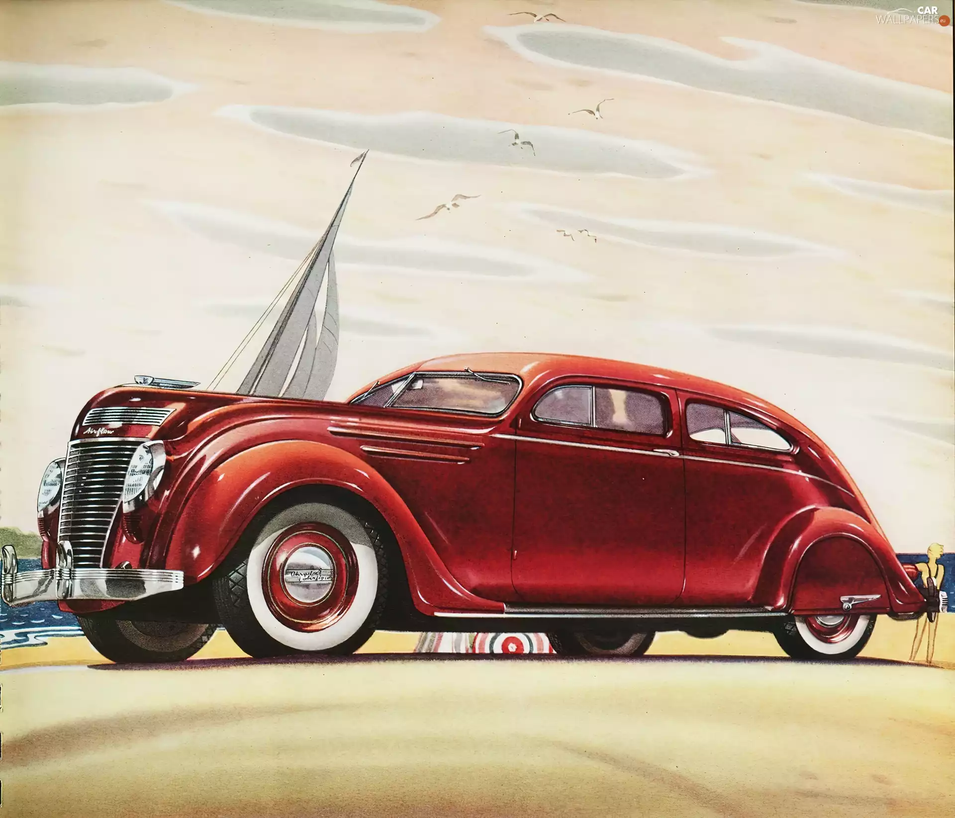 picture, Chrysler Airstream, Drawing
