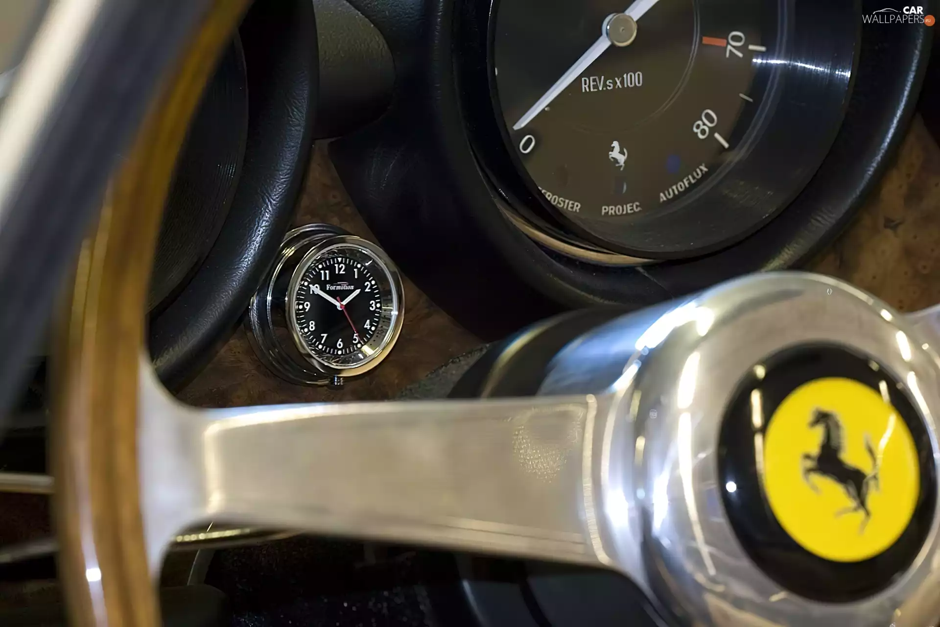 clocks, Ferrari Daytona, driver