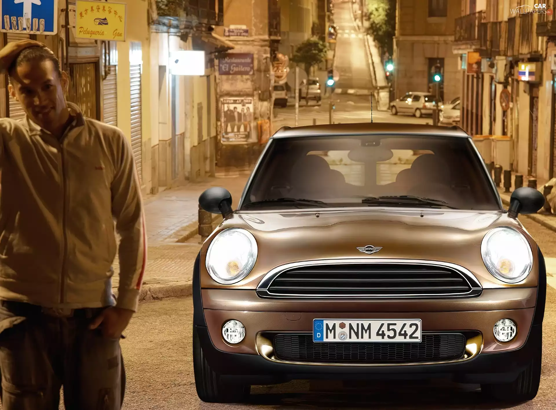 Town, Mini One, driver