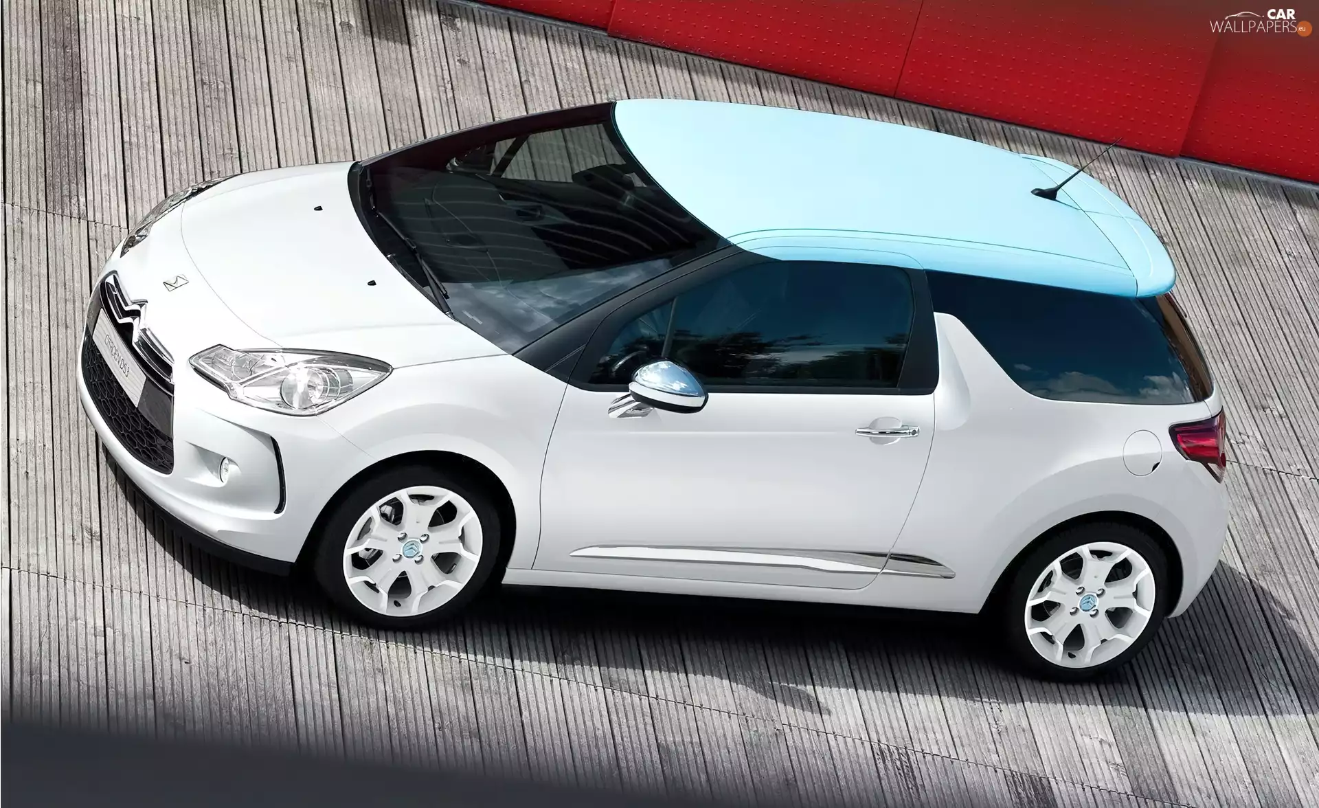 Doors, White, Citroen DS3