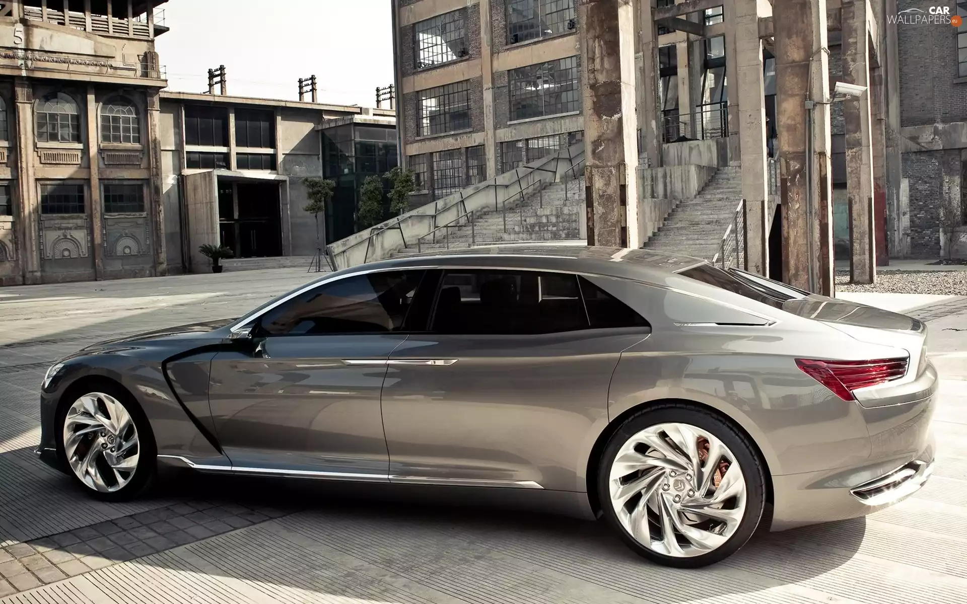 Citroen, Abandoned, buildings, DS9