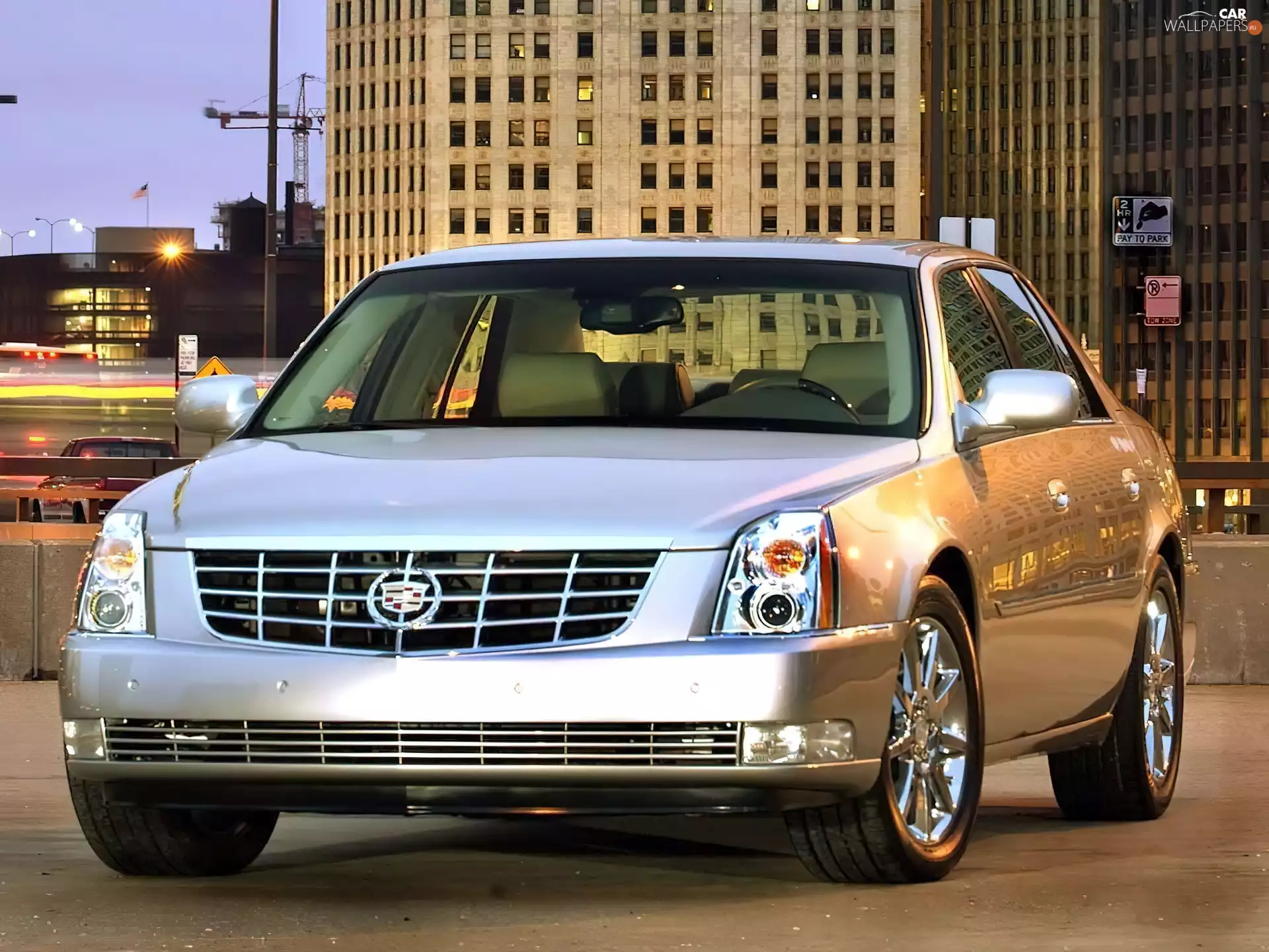 Town, Front, Cadillac DTS