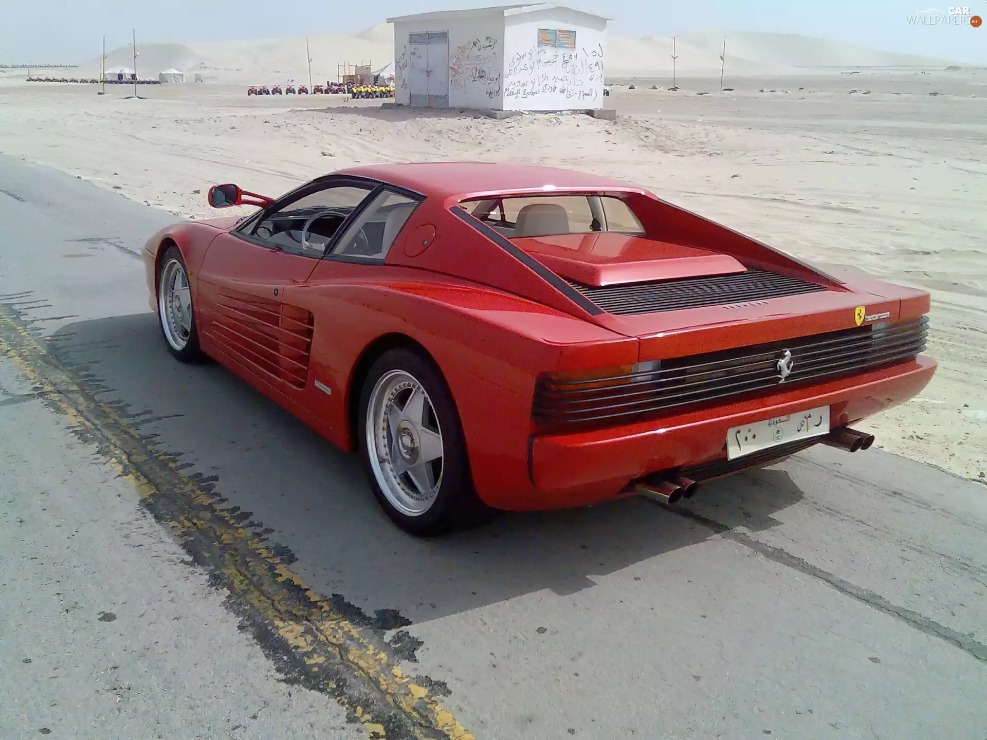 Desert, Ferrari Testarossa, Dubaj