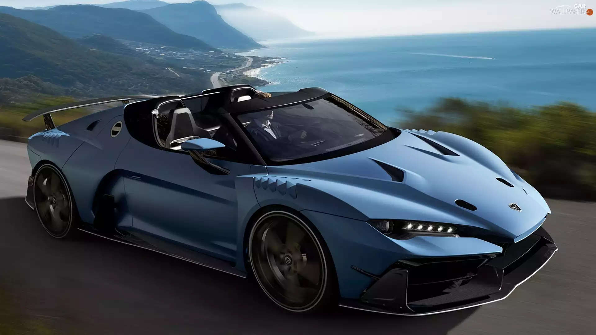 Italdesign Giugiaro Zerouno Duerta, Mountains, sea, 2018