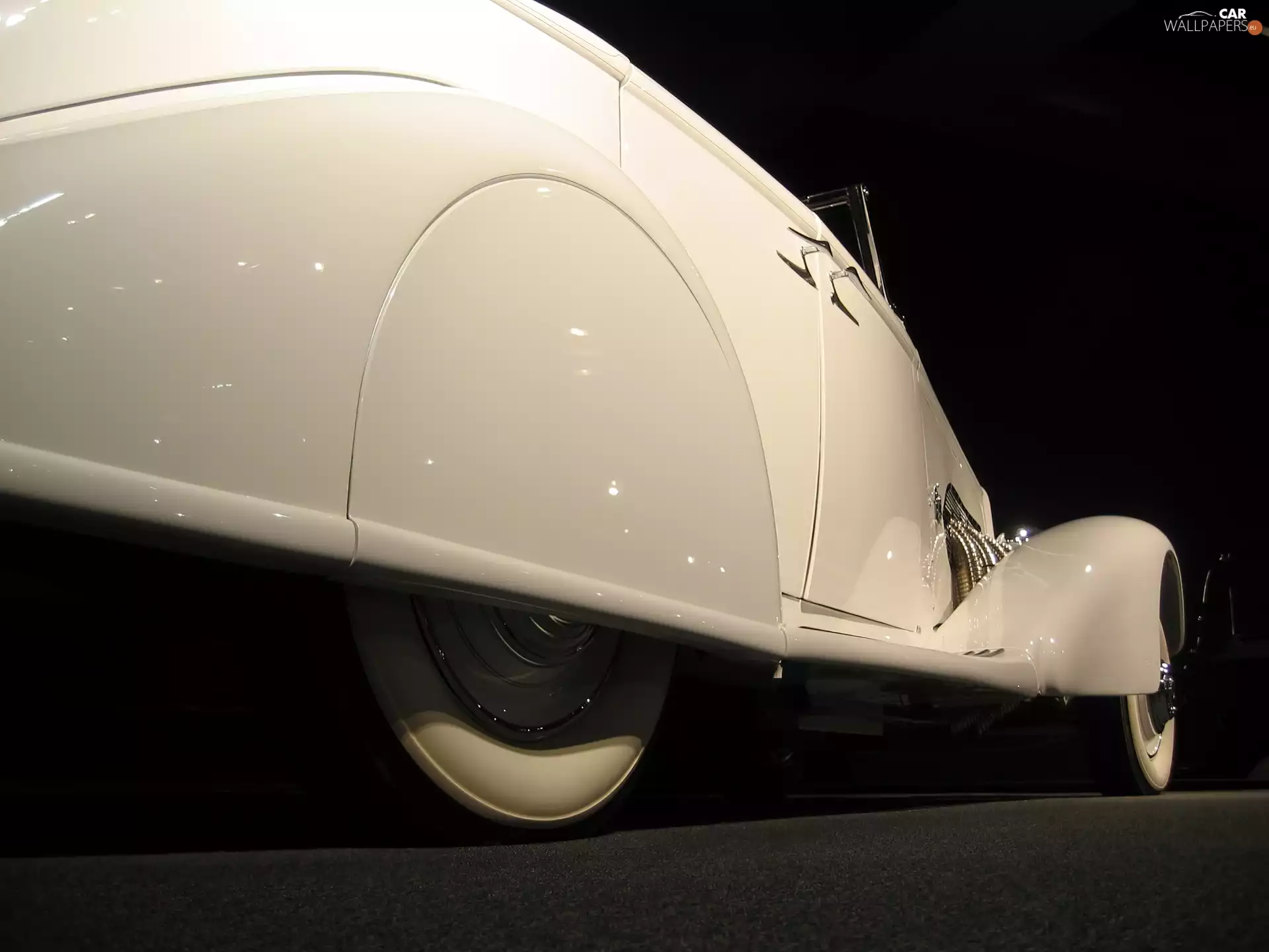 antique, tires, opening, Duesenberg