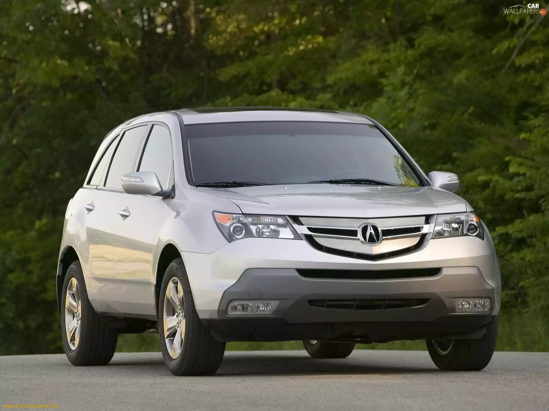 Front, dummy, Halogens, Acura MDX