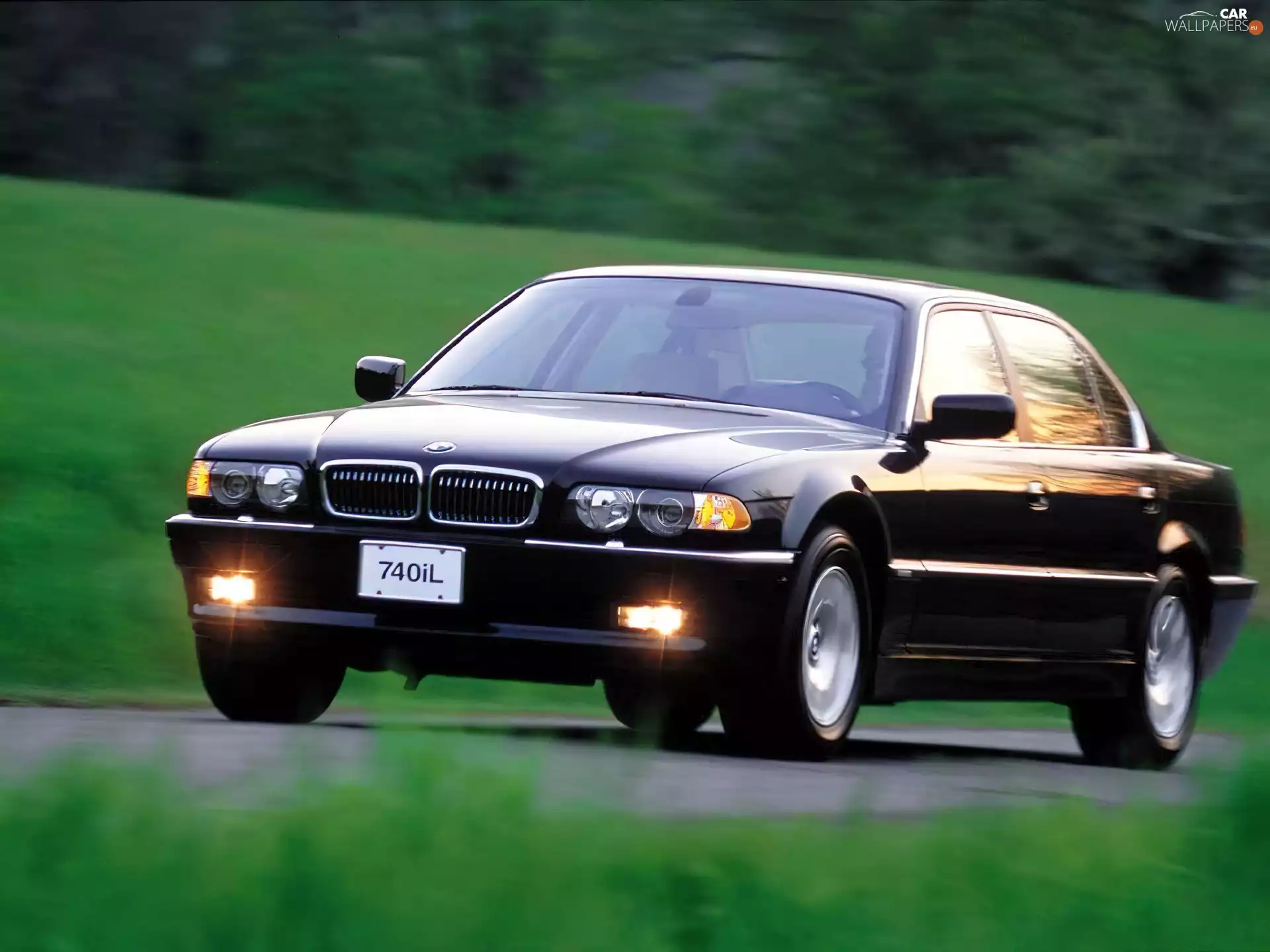 E38, Black, BMW