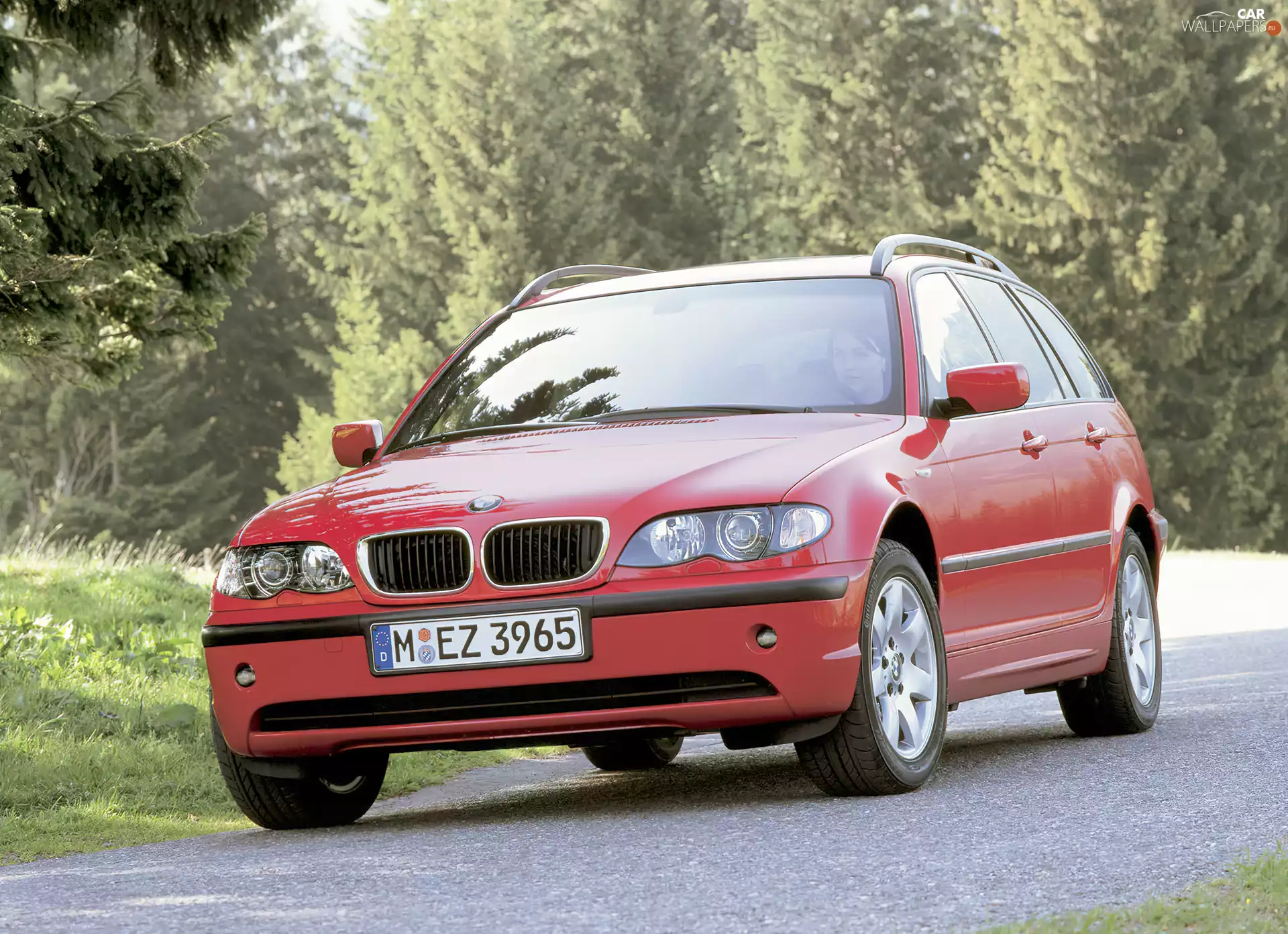 Combi, Red, BMW E46
