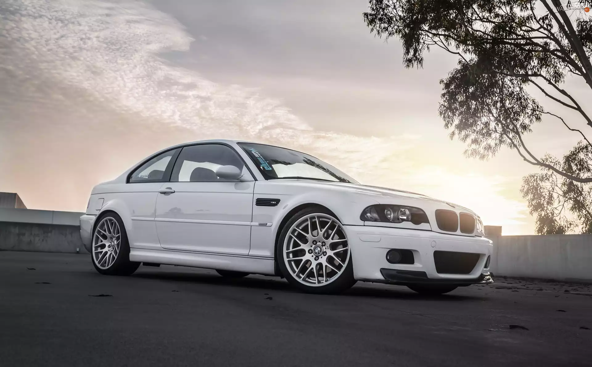 White, BMW M3 E46