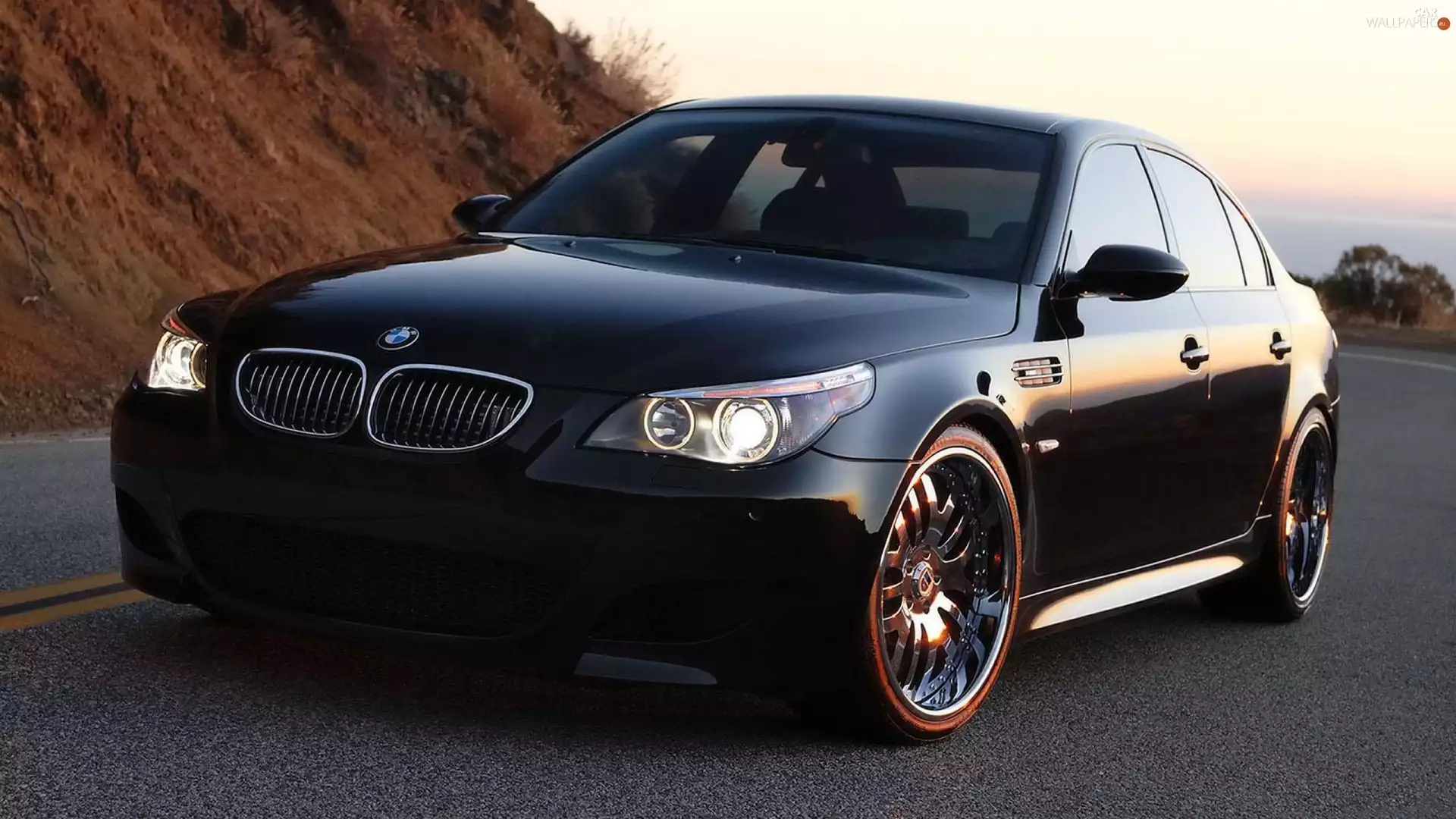 Black, BMW M5 E60