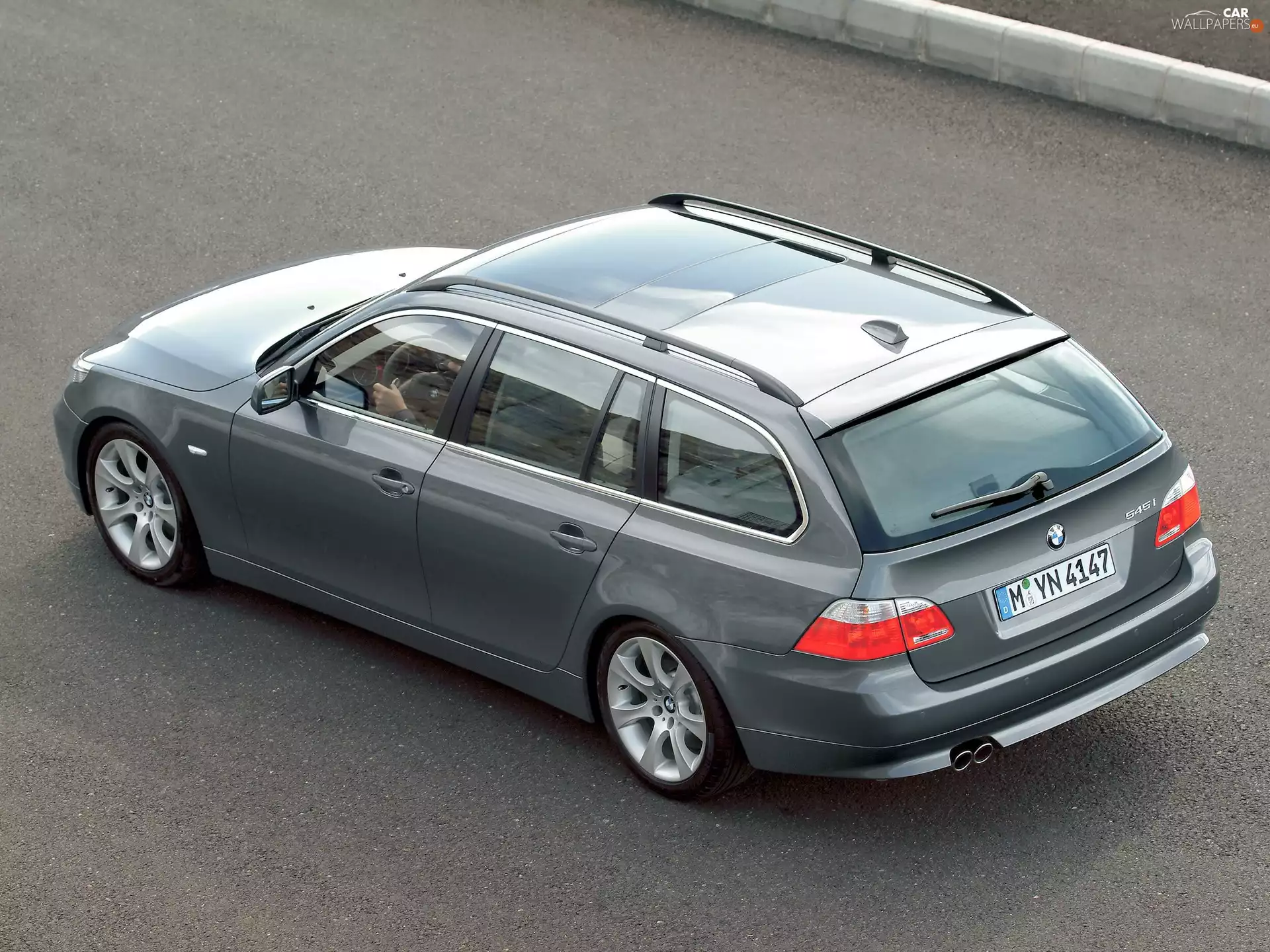 Gray, E60, Combi, BMW 5