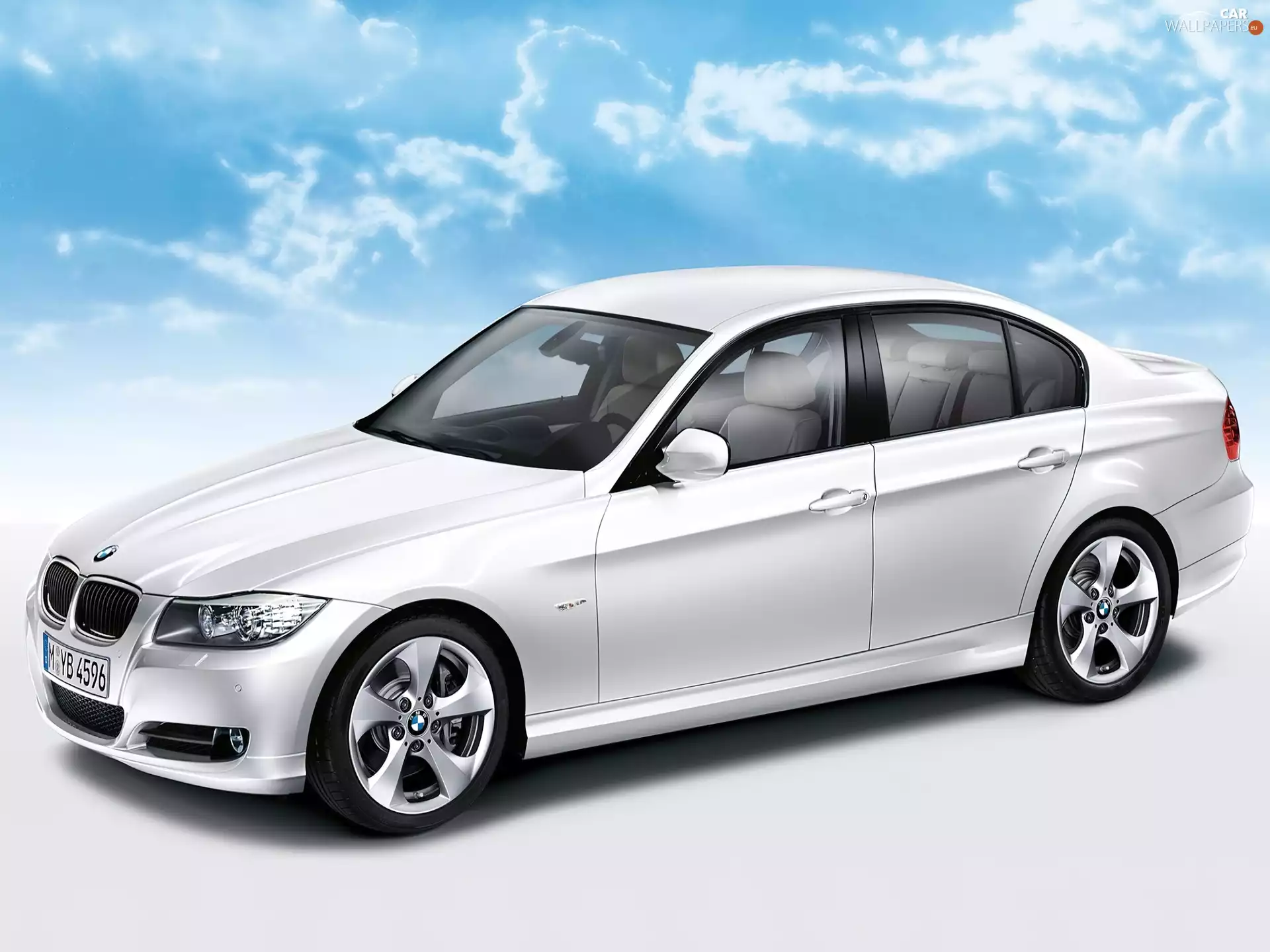 White, BMW 320d E90