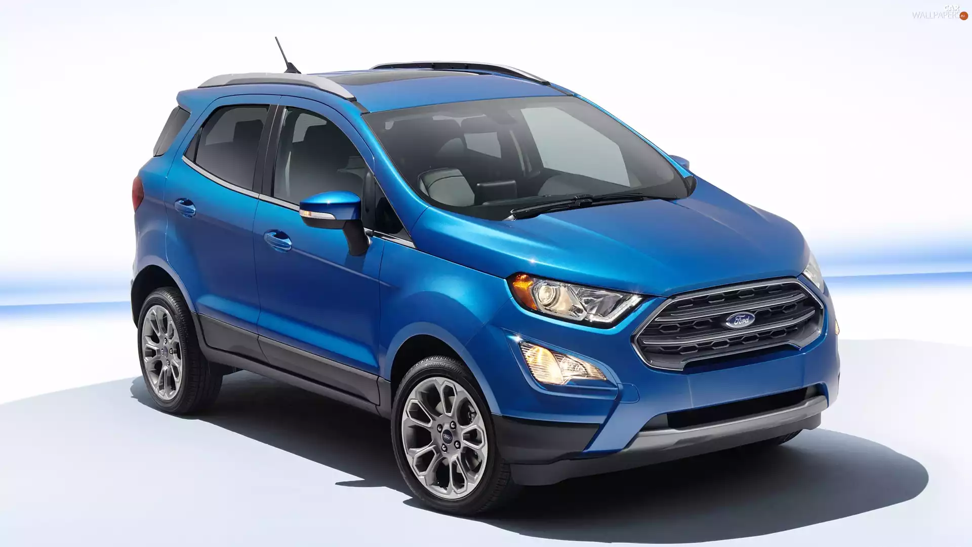2018, blue, Ford EcoSport